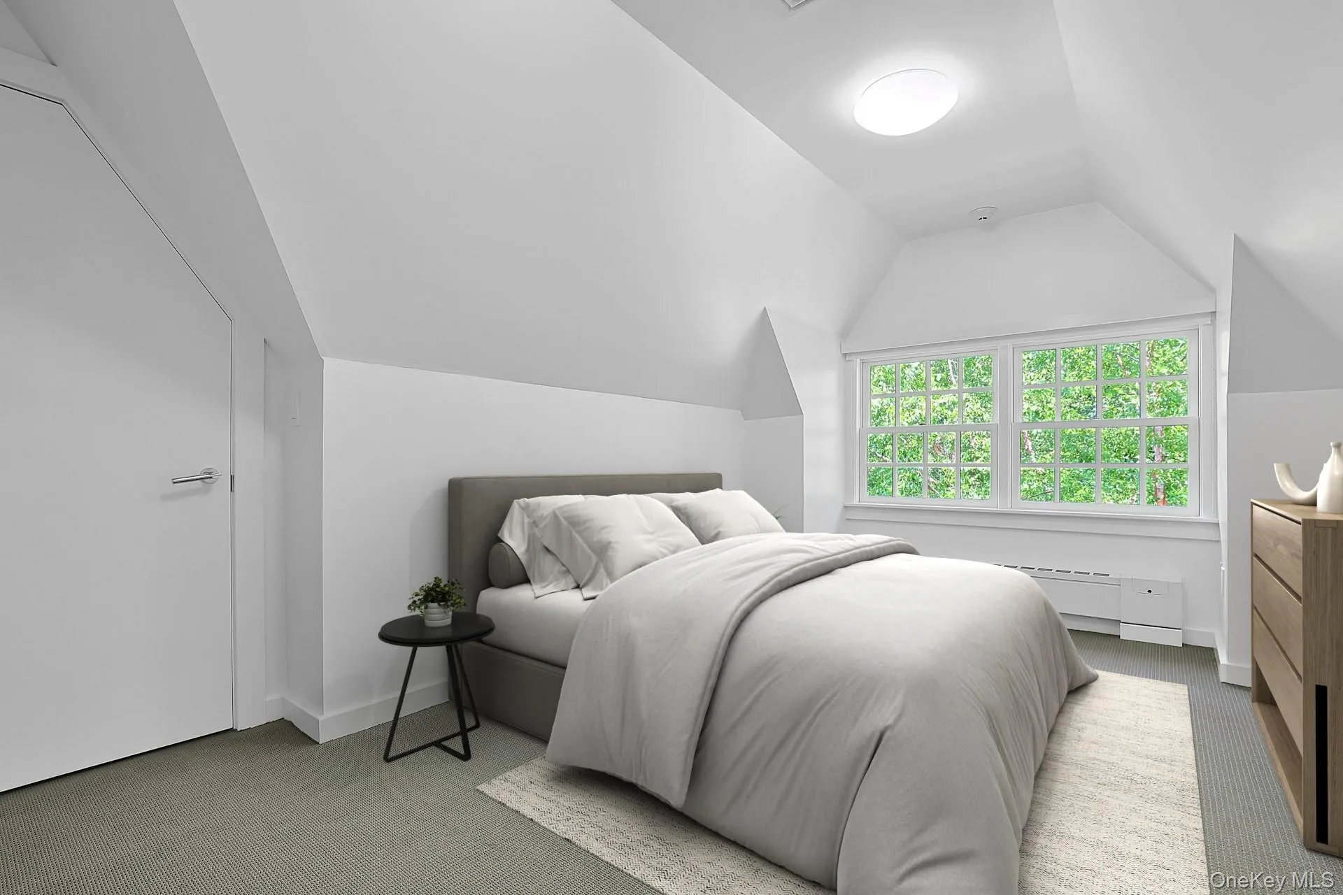 On the other side of the large upper level, another great space for a bedroom. This cozy room overlooks the front of the home. On the other side of the large upper level, another great space for a bedroom. This cozy room overlooks the front of the home.