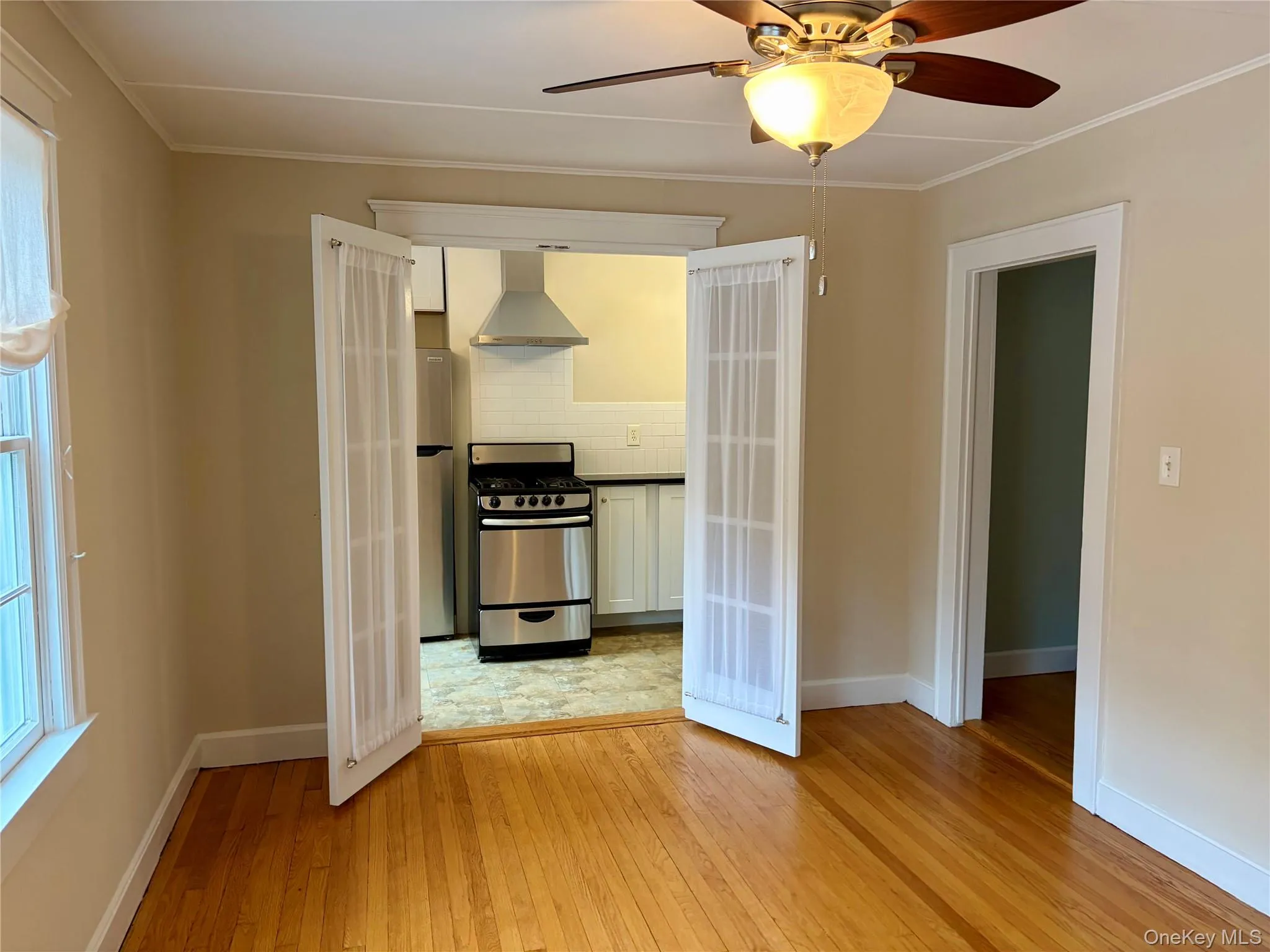 Living room opens to kitchen Living room opens to kitchen