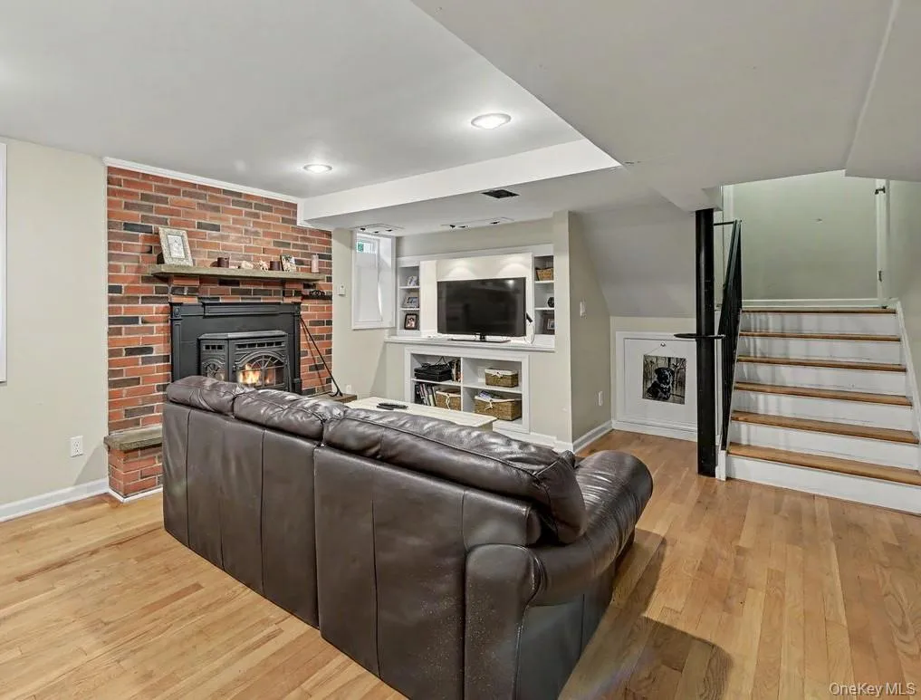 Lower level family room. Lower level family room.