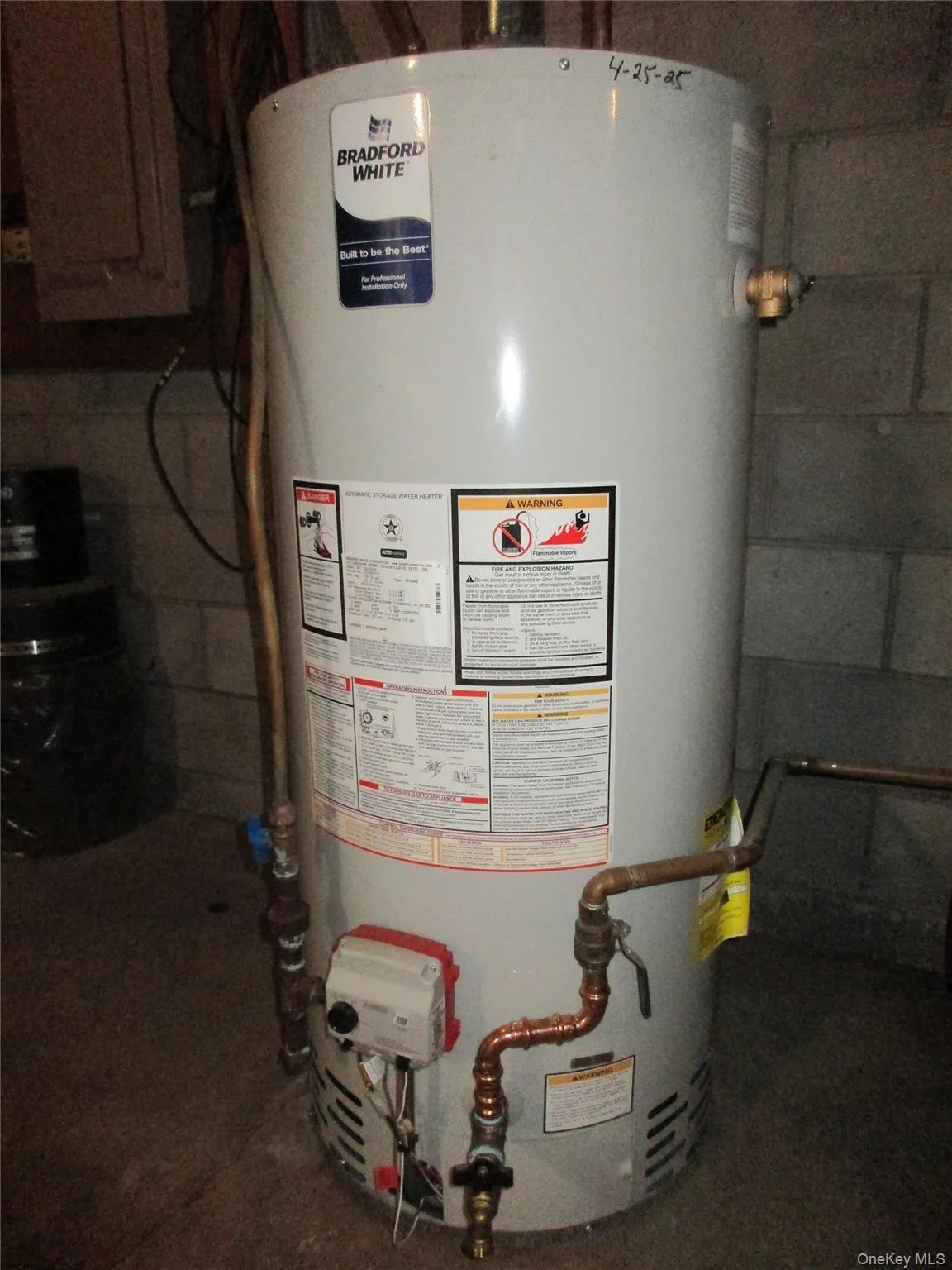New hot water heater New hot water heater