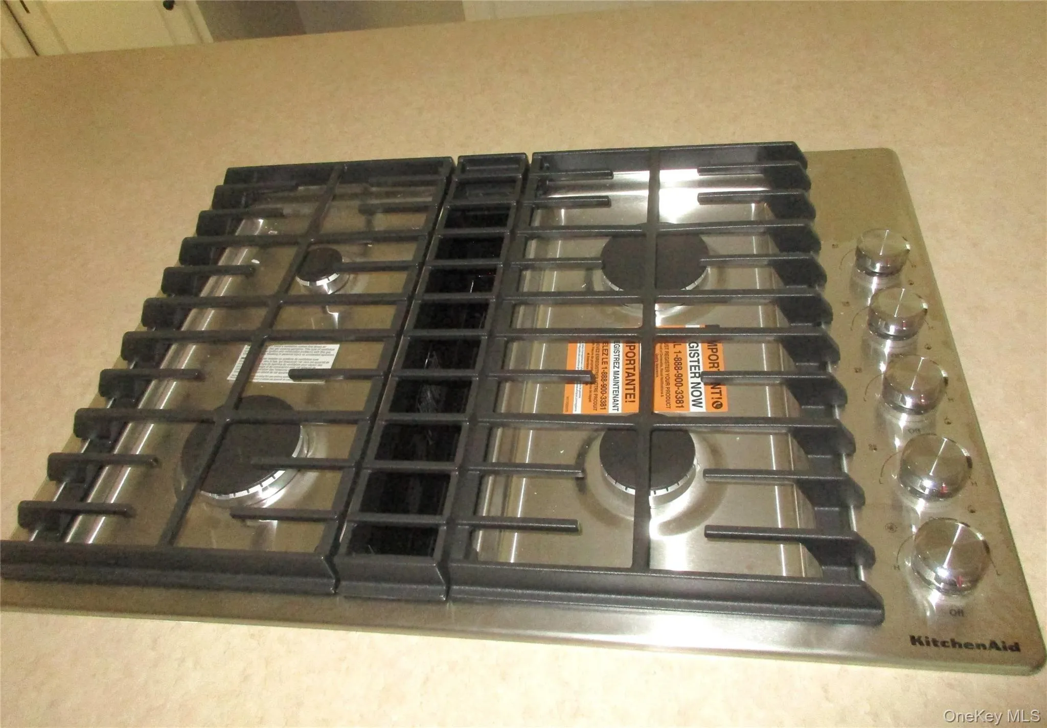 New stove cooktop on Island New stove cooktop on Island