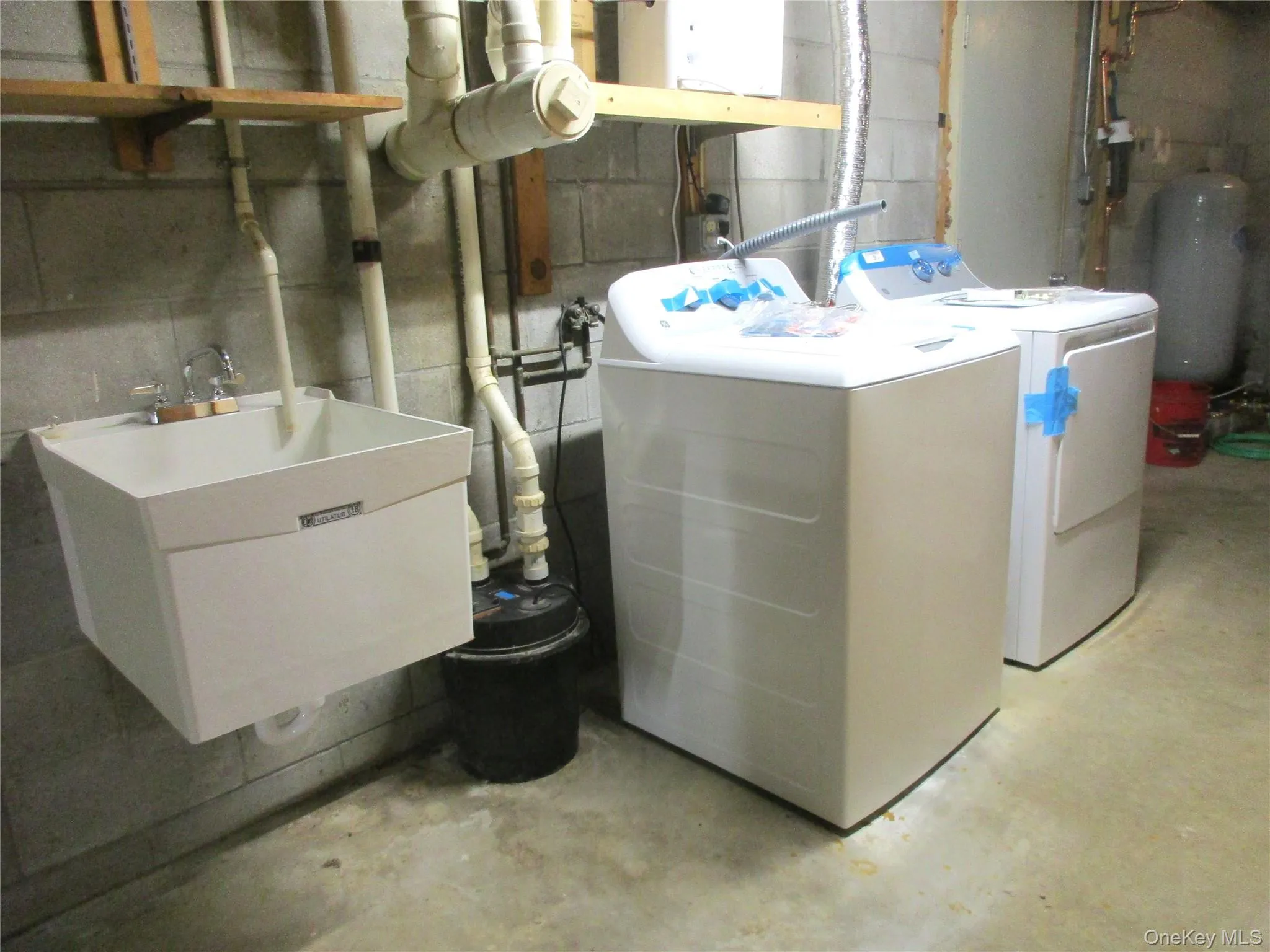 New sink, washer dryer New sink, washer dryer