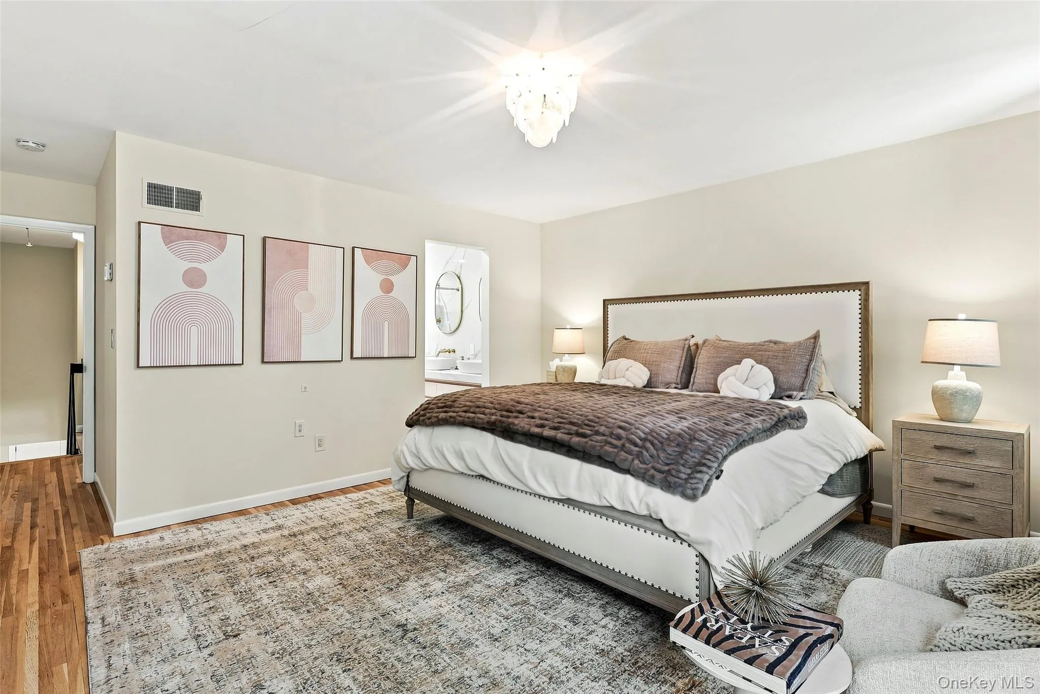 Primary Bedroom with large walk in closet Primary Bedroom with large walk in closet