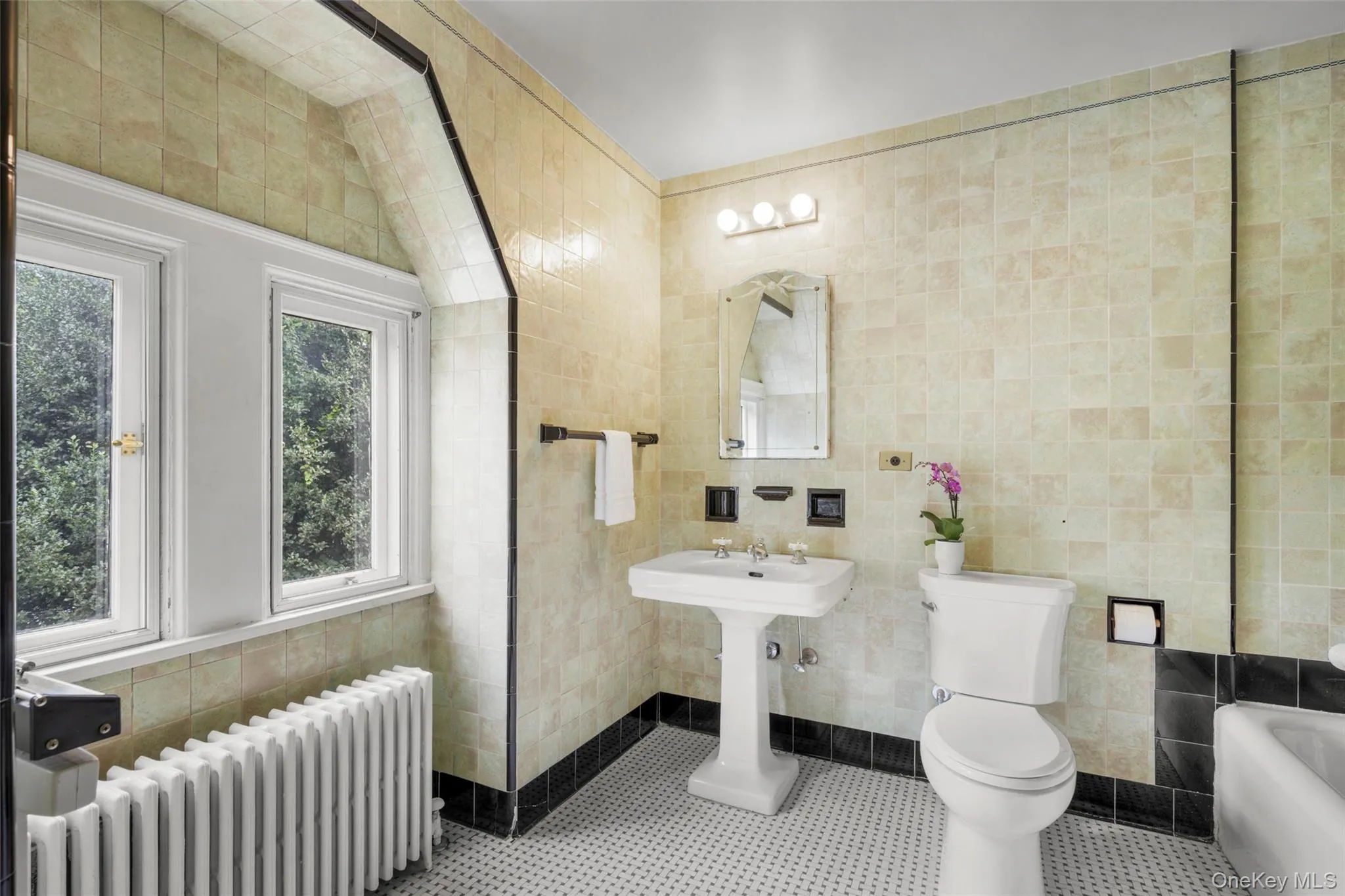 Primary bathroom with tub and shower Primary bathroom with tub and shower