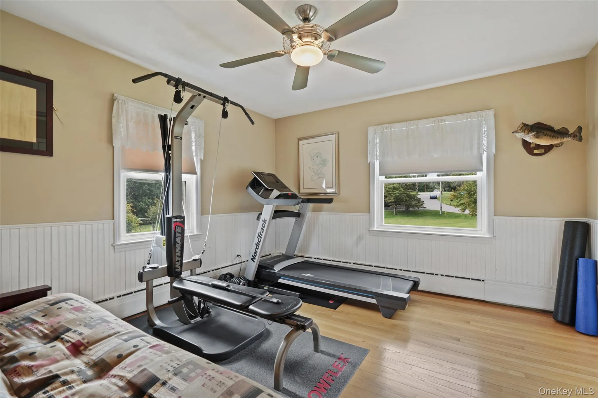 Bedroom #2 being used as a gym/den Bedroom #2 being used as a gym/den