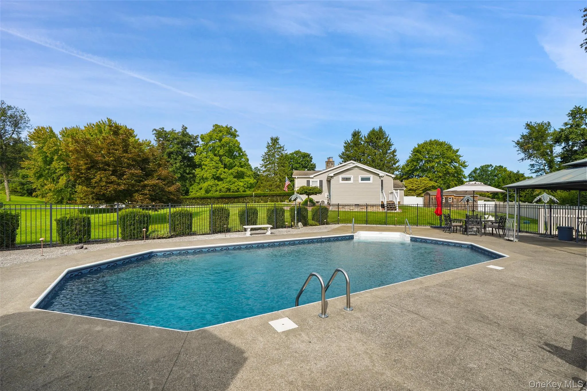 Propane heated saltwater pool Propane heated saltwater pool