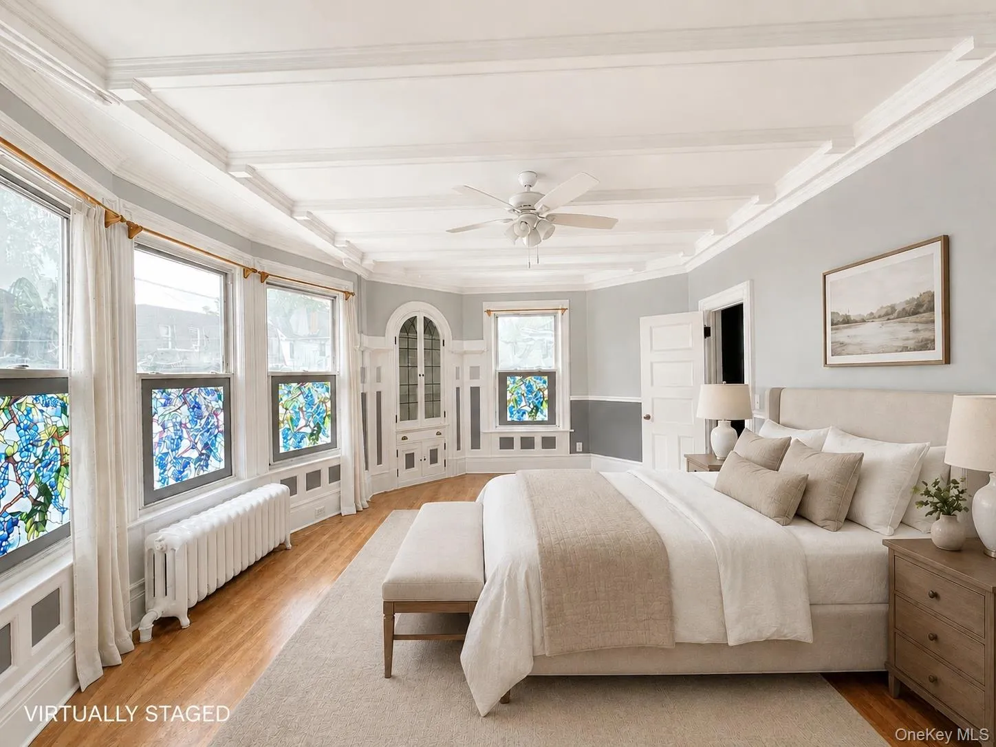 Virtually staged bedroom Virtually staged bedroom