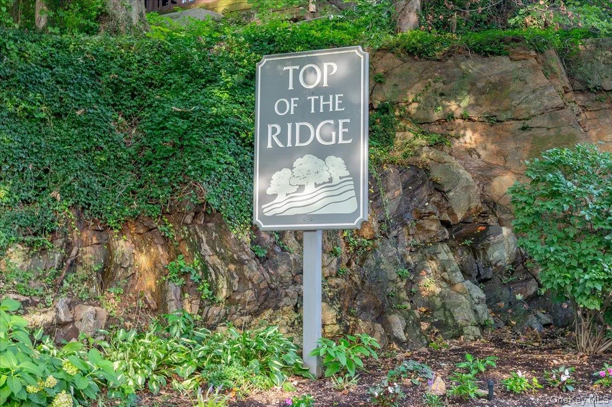 Sign welcoming you to Top Of The Ridge Sign welcoming you to Top Of The Ridge