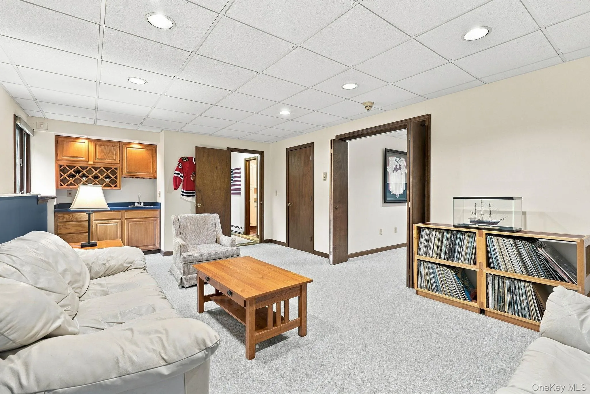 Large play/room, Recessed lighting and a drop ceiling, Kitchenette w/ sink Large play/room, Recessed lighting and a drop ceiling, Kitchenette w/ sink