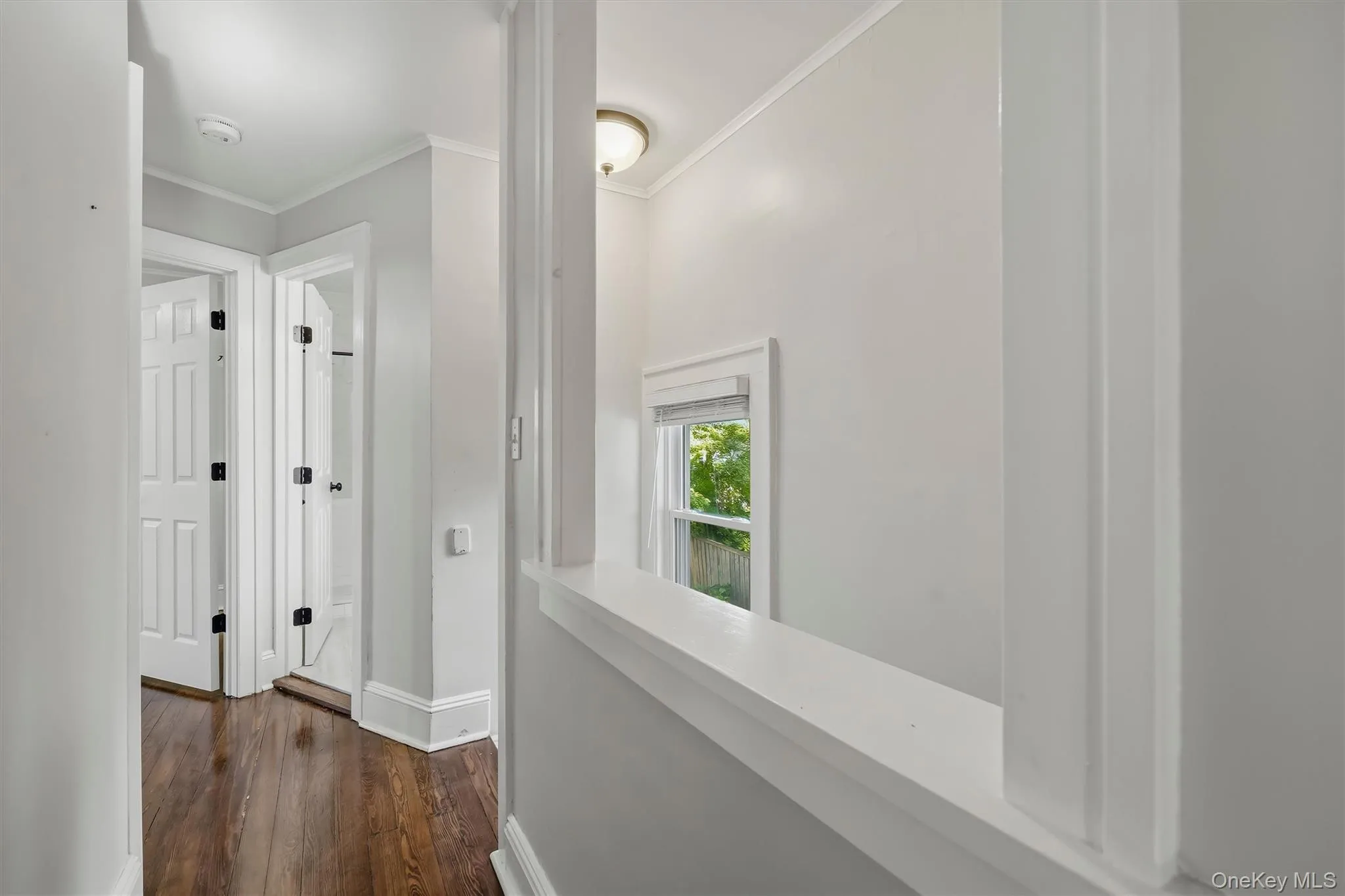 Between bedrooms and bathroom Between bedrooms and bathroom
