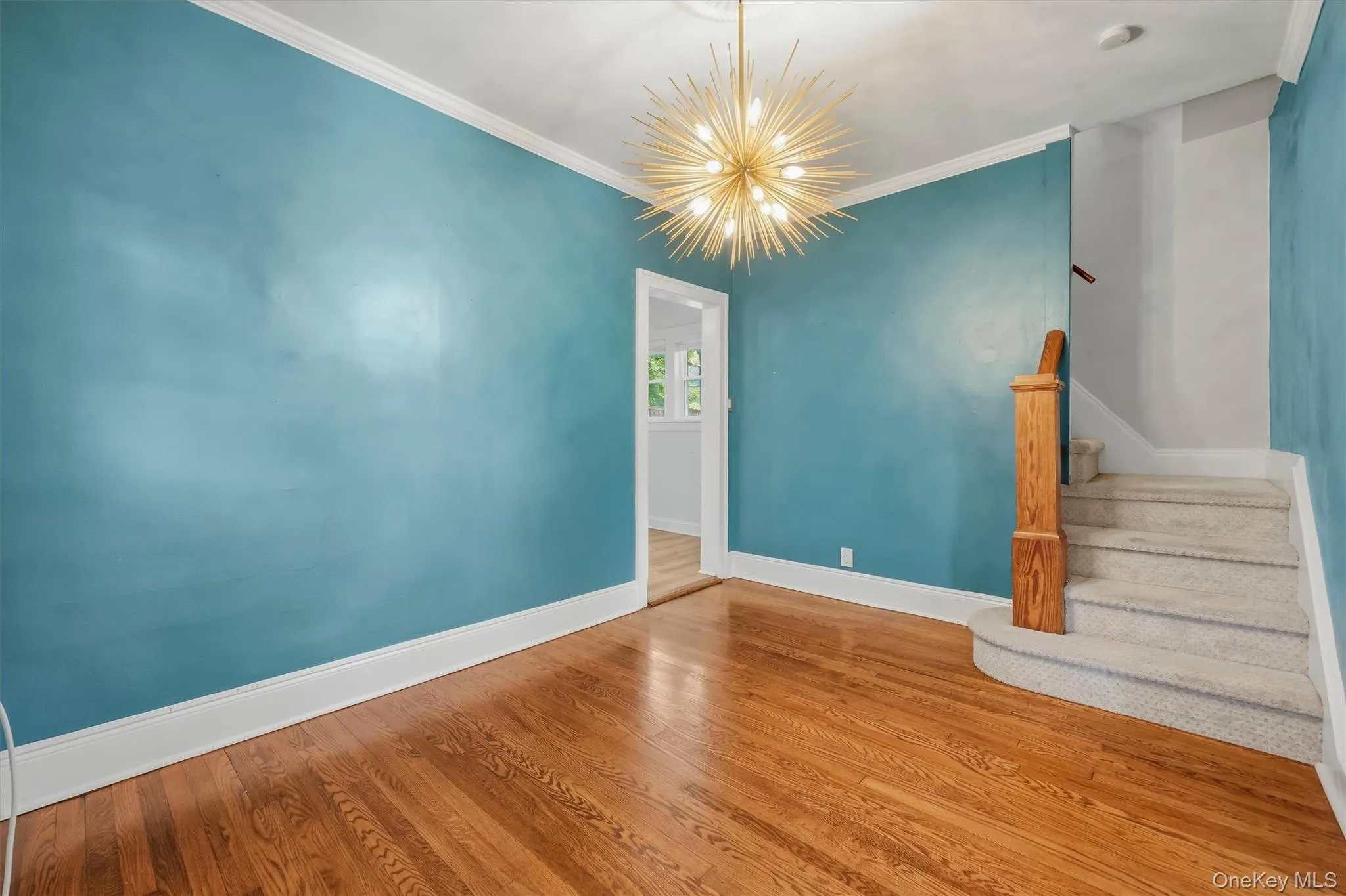 Entry to Kitchen, Stairs leading to Bedrooms and Bathroom Entry to Kitchen, Stairs leading to Bedrooms and Bathroom