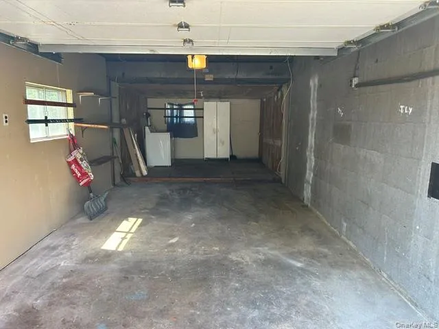 Expanded garage with electric opener Expanded garage with electric opener