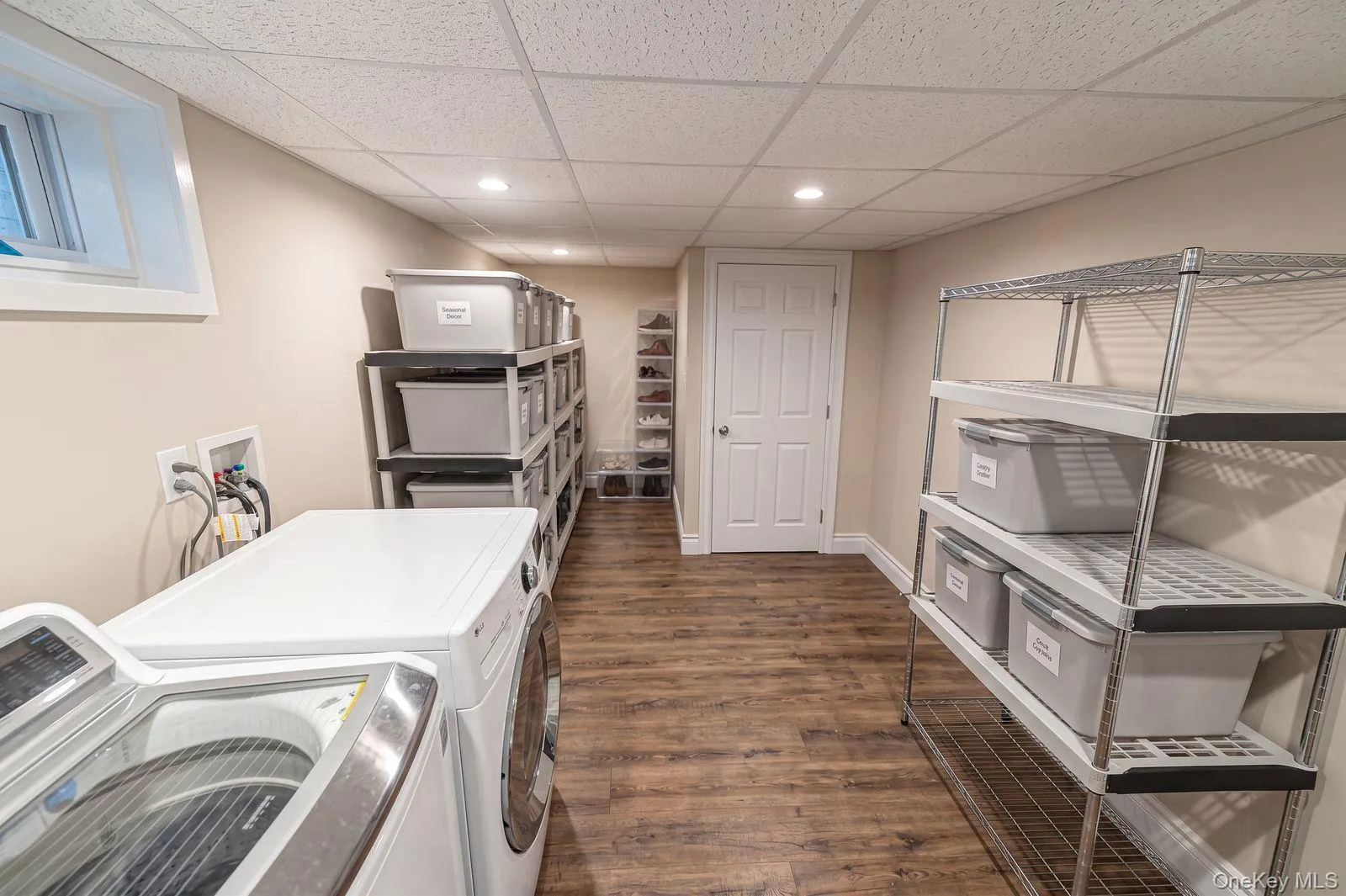 Large storage area/closets/laundry room Large storage area/closets/laundry room