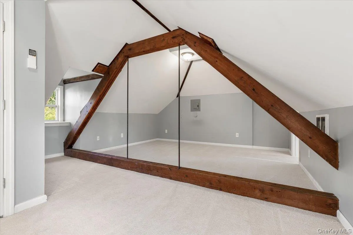 APARTMENT LOFT / FLEX SPACEArchitectural beams add character to this flexible upper-level space within the remodeled apartment. APARTMENT LOFT / FLEX SPACEArchitectural beams add character to this flexible upper-level space within the remodeled apartment.