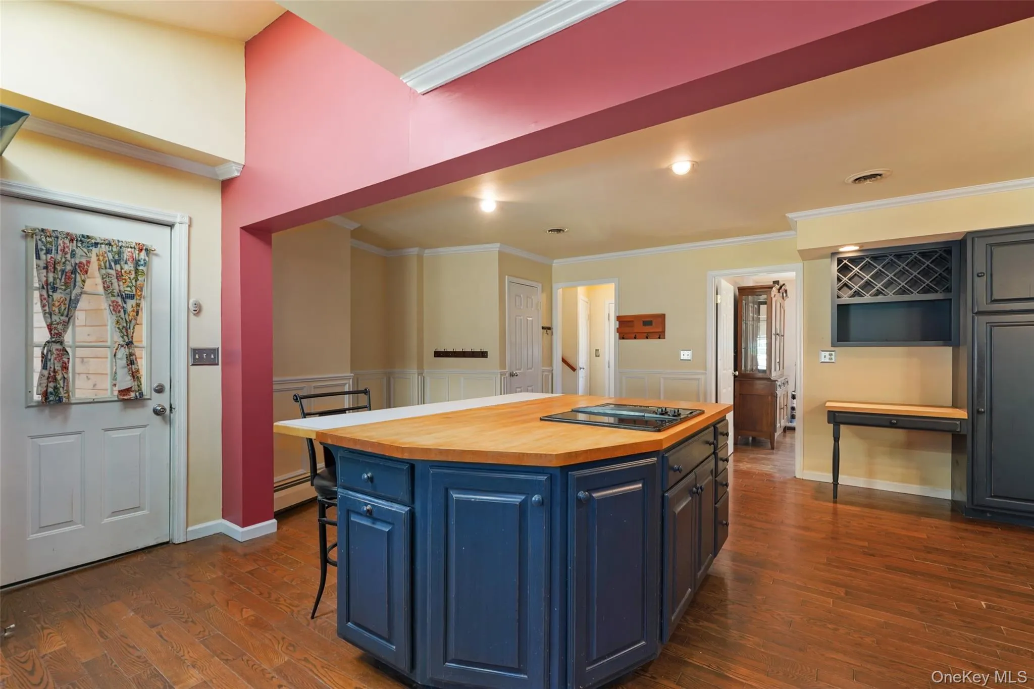 With view to Dining Room, built in desk and door to enclosed patio With view to Dining Room, built in desk and door to enclosed patio