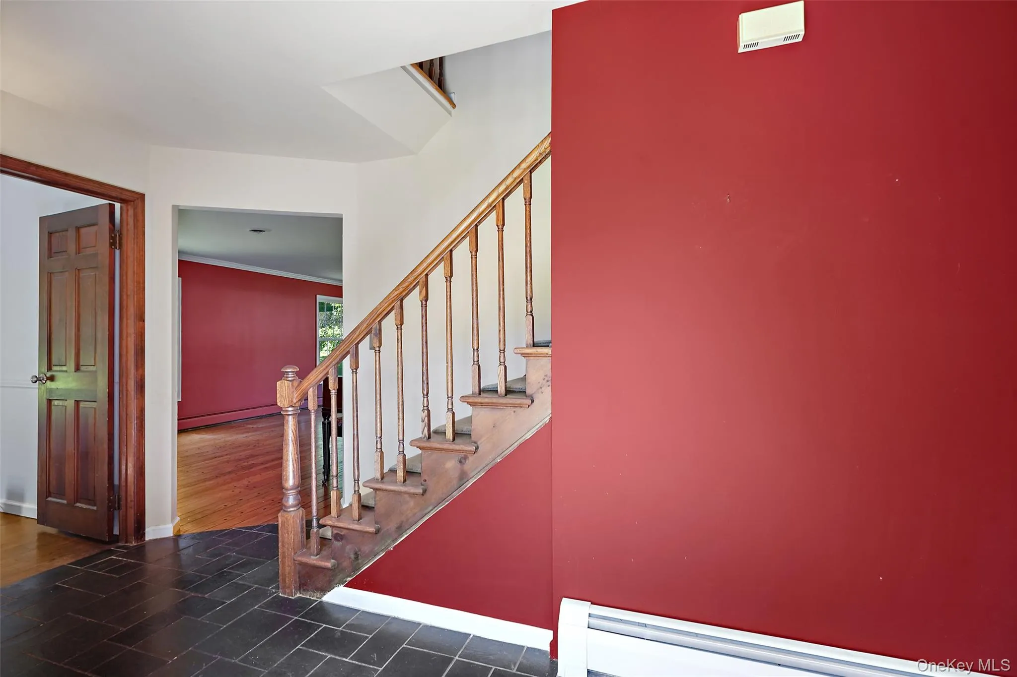 View to main staircase, Living Room and Office. View to main staircase, Living Room and Office.