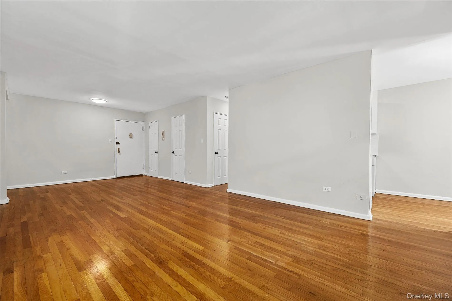 Looking to entrance. Hardwood floors, 2 closets Looking to entrance. Hardwood floors, 2 closets