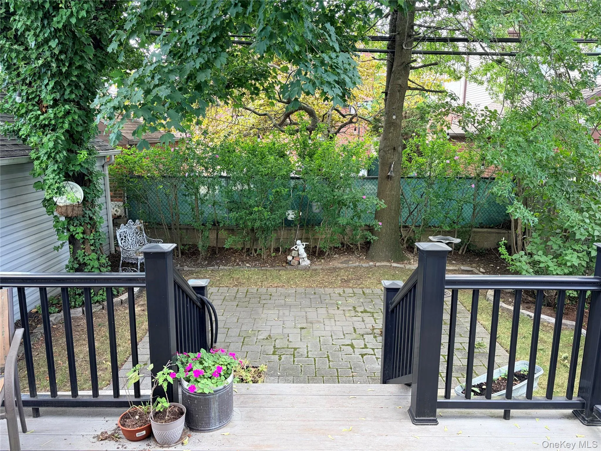 Glass Doors leads to new trek decking and back yard Glass Doors leads to new trek decking and back yard