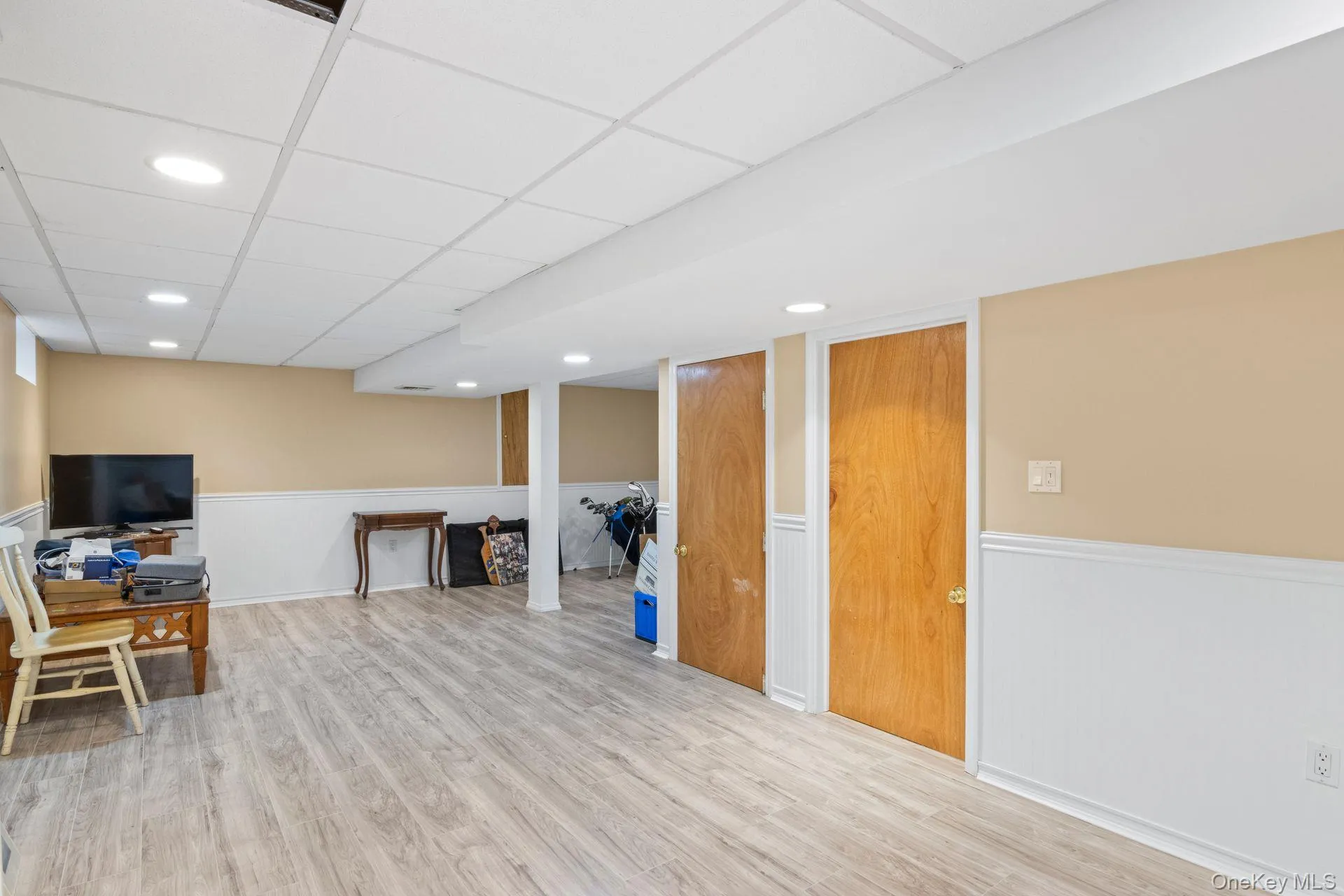 Finished Basement With New Vinyl Floorinfg Finished Basement With New Vinyl Floorinfg
