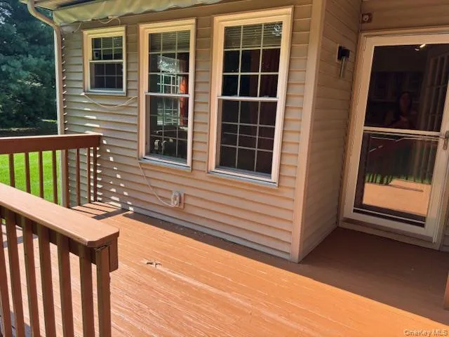 Private back deck. Private back deck.
