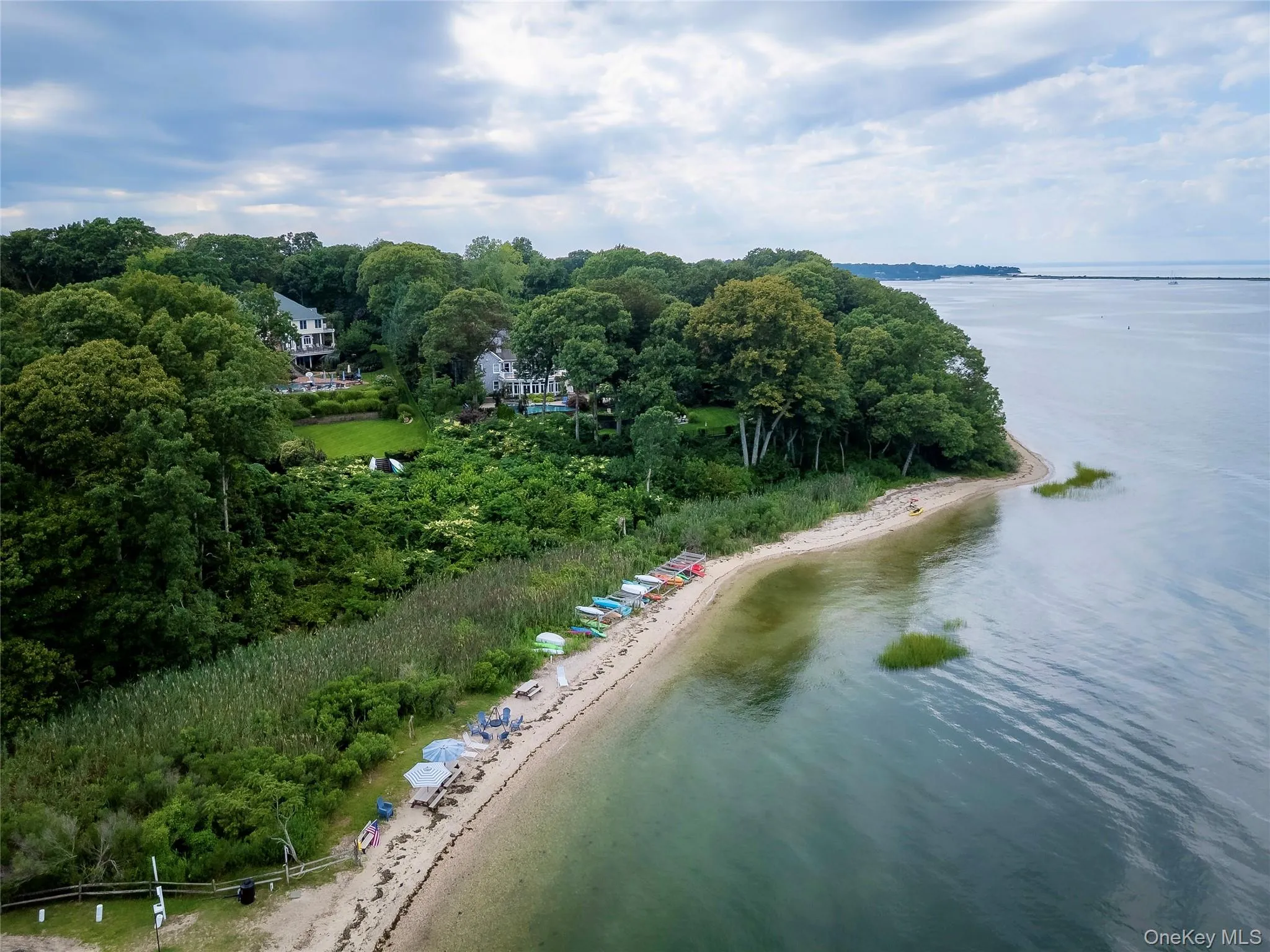 Village beach and shoreline along Port Jeff Harbor Village beach and shoreline along Port Jeff Harbor