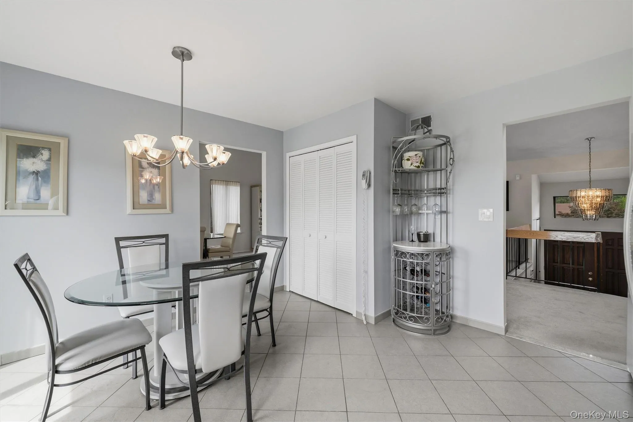 Large pantry closet in kitchen. Large pantry closet in kitchen.