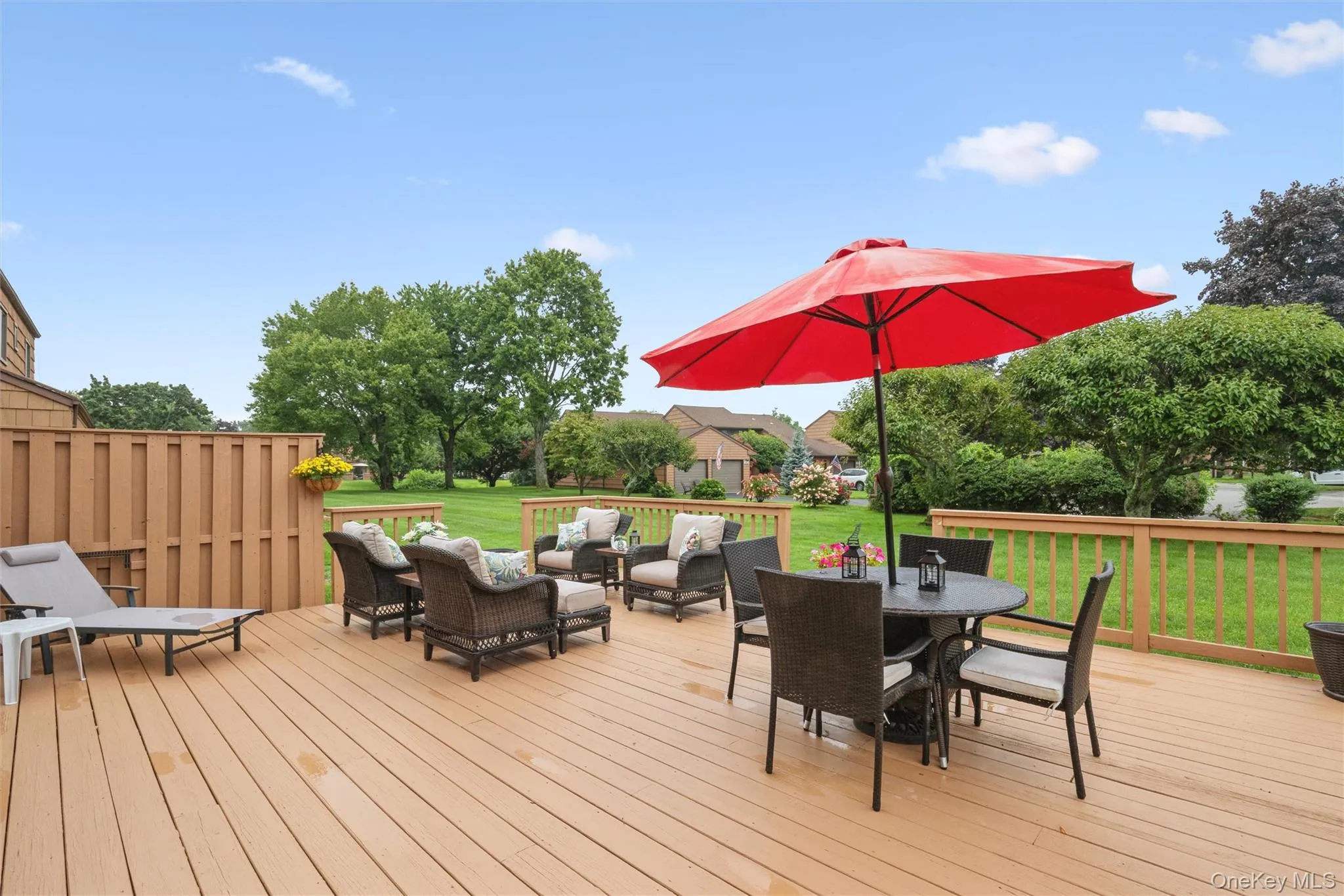 Huge Deck in Rear of Condo Huge Deck in Rear of Condo