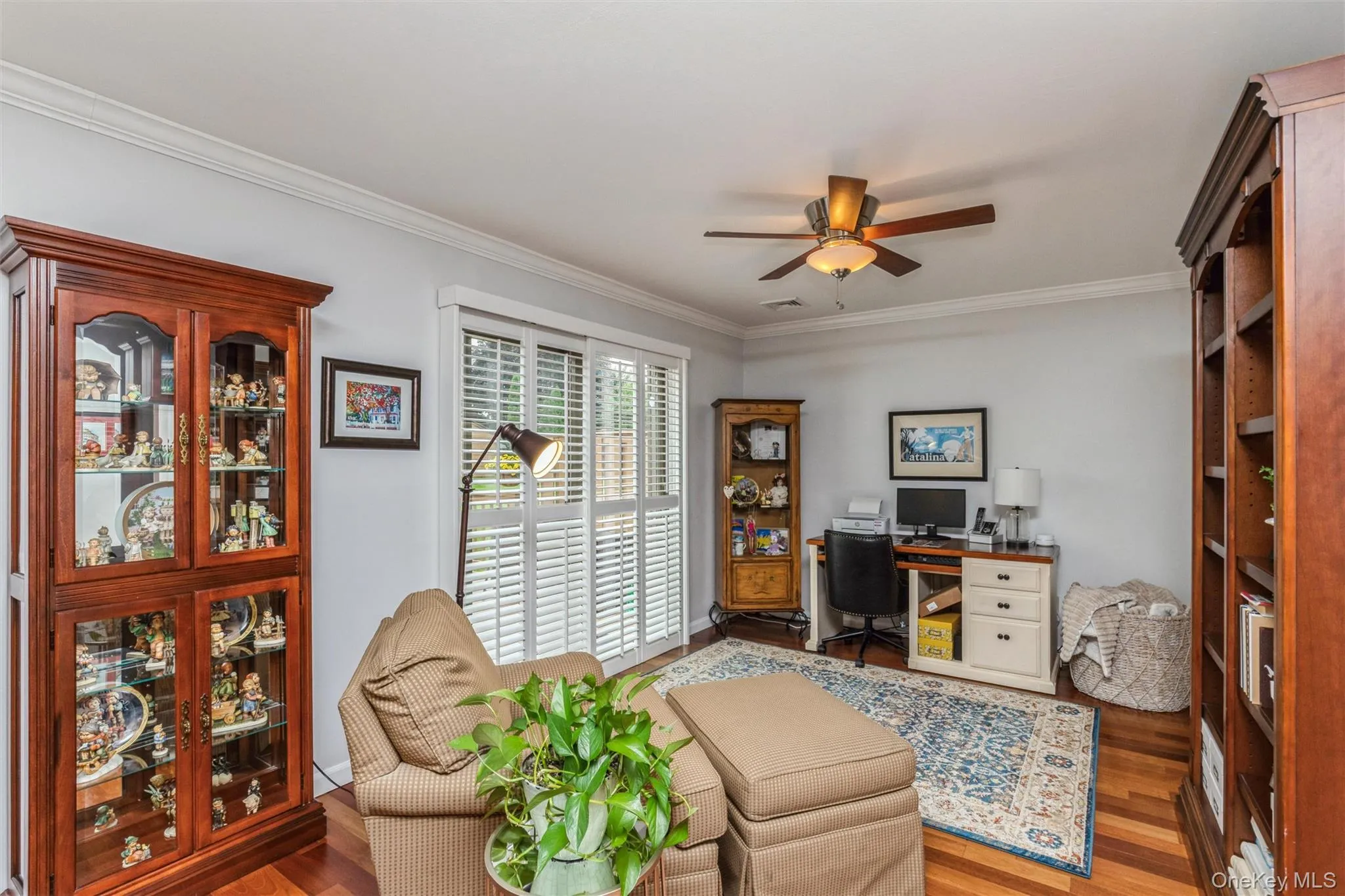 Plantation Shutter Sliding Glass Doors to Deck and Rear Yard Plantation Shutter Sliding Glass Doors to Deck and Rear Yard