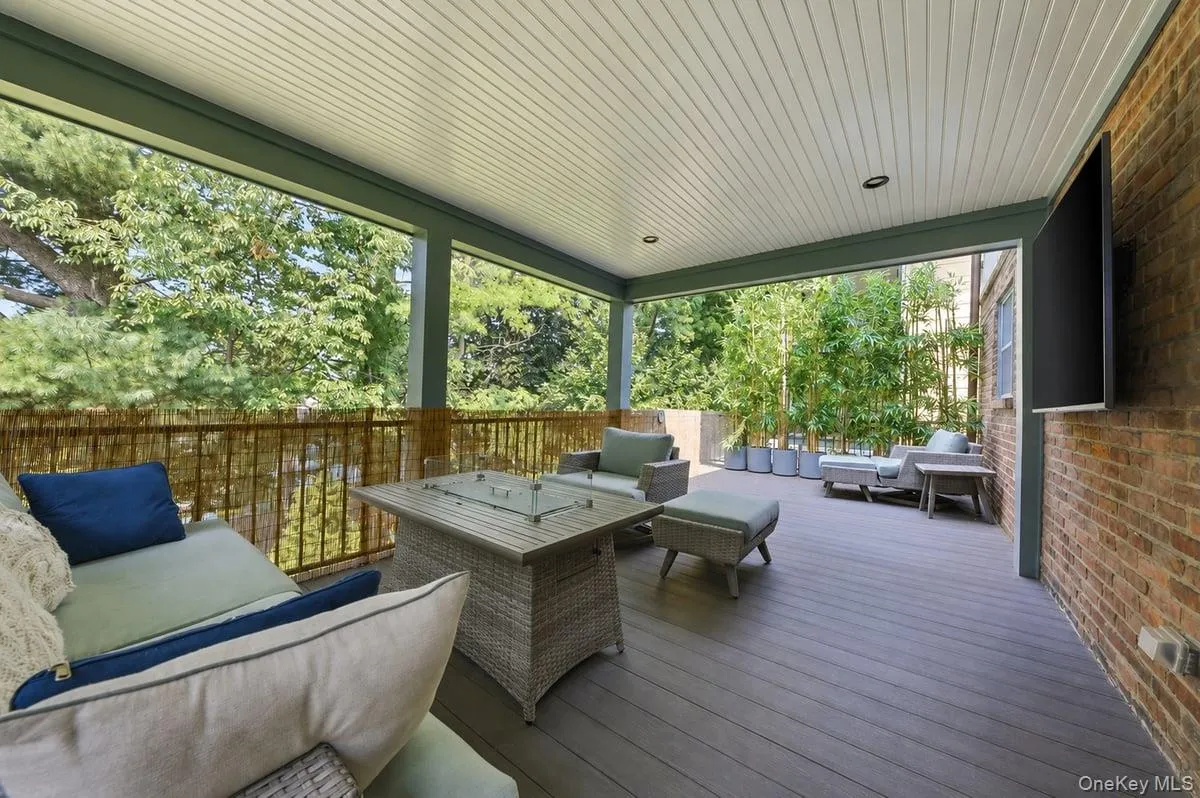 Covered Trex Deck Covered Trex Deck