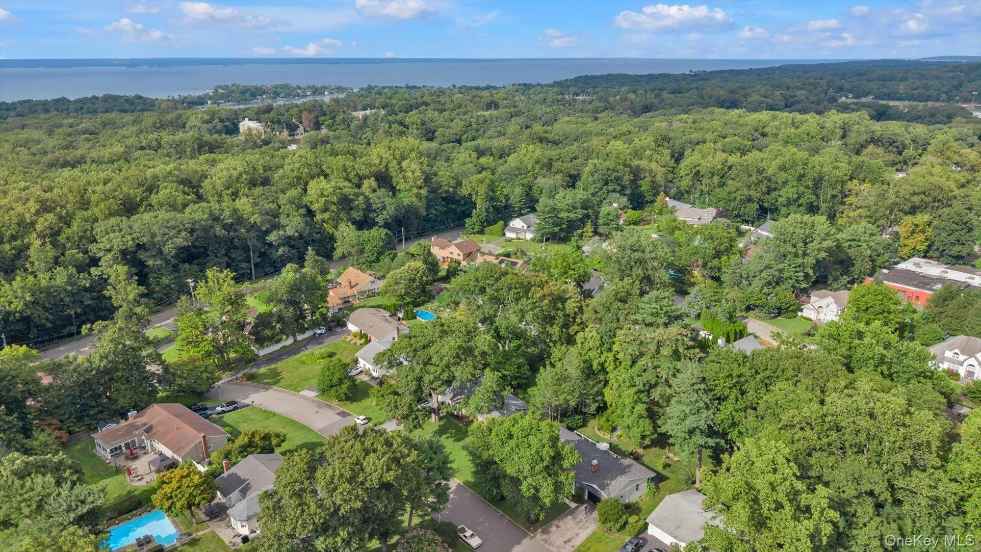 Aerial view of home showing it's close to the water Aerial view of home showing it's close to the water
