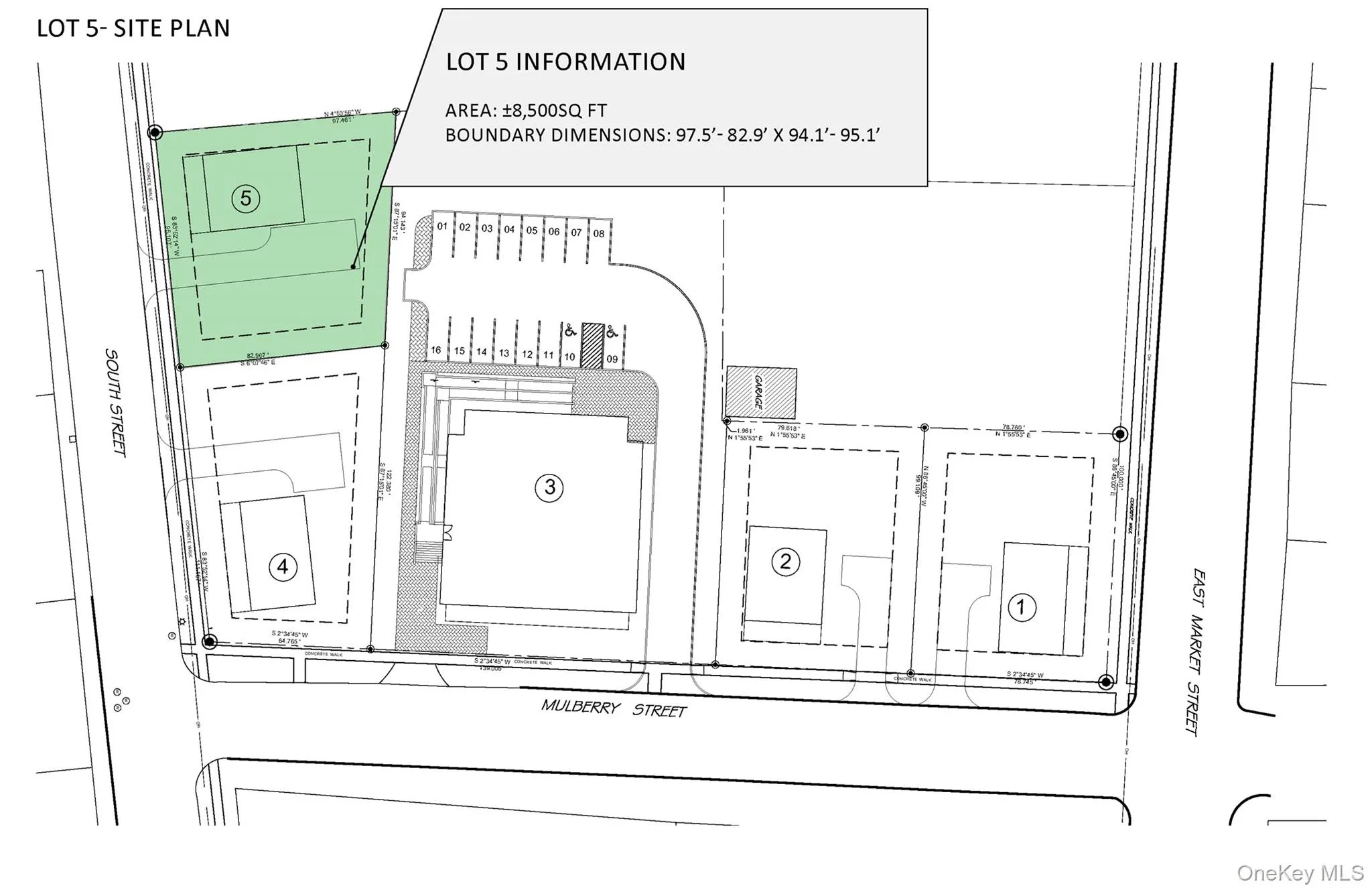 Lot 5 on South Street Lot 5 on South Street