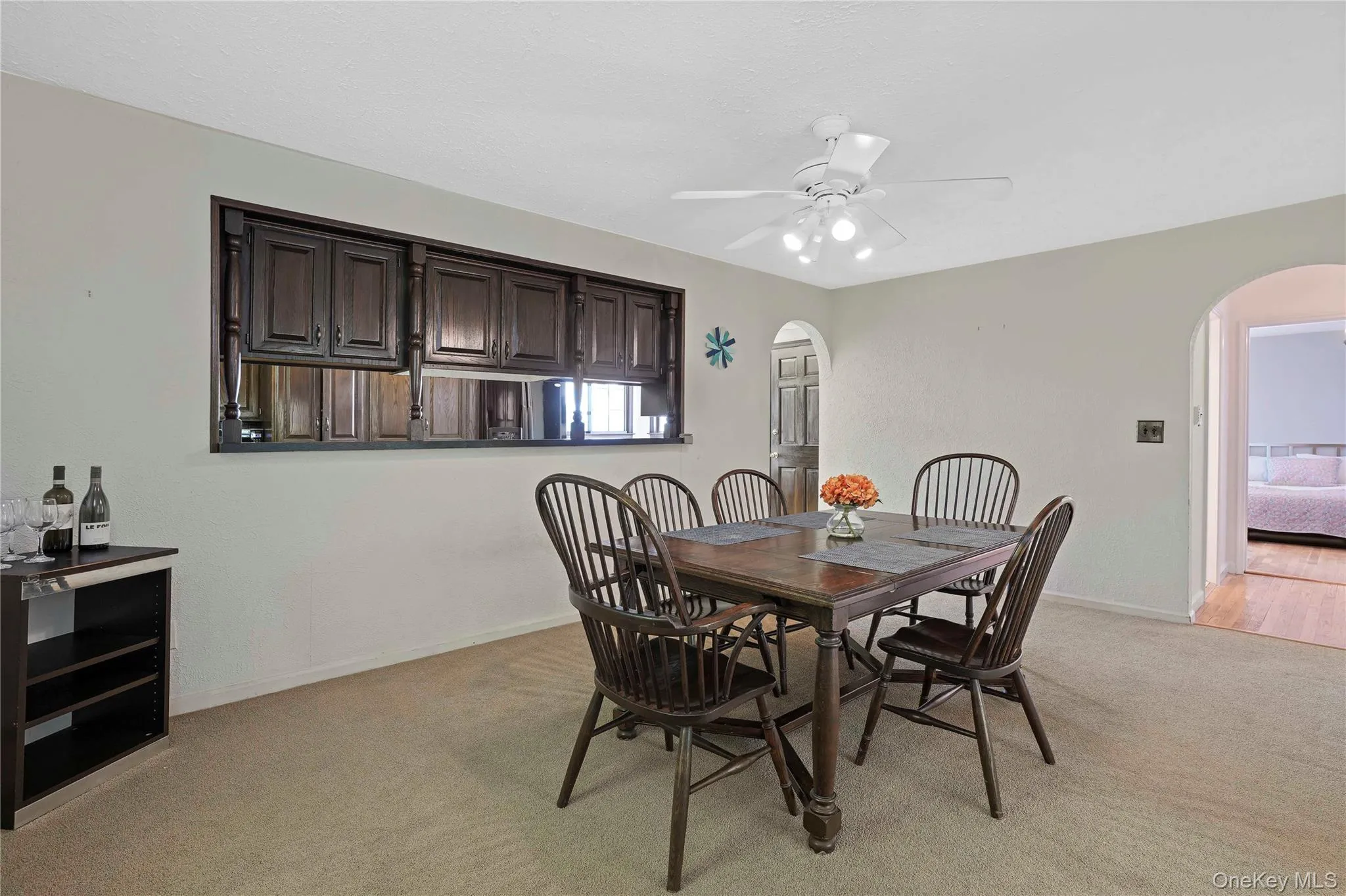 Dining Room is between the Kitchen and Living Room. Dining Room is between the Kitchen and Living Room.