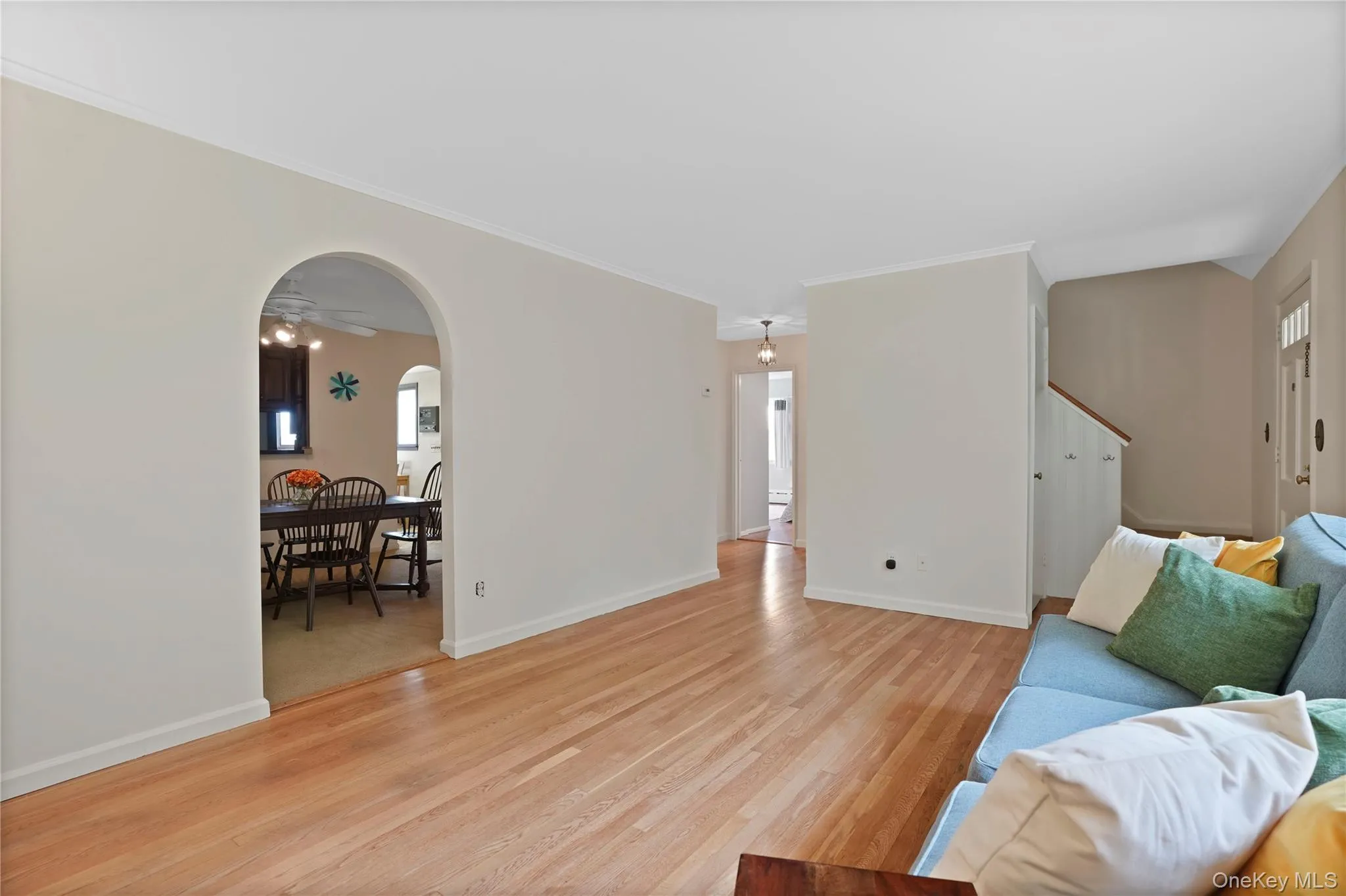 Living Room is adjacent to the dining room. Consider opening the wall to create a more open concept. Living Room is adjacent to the dining room. Consider opening the wall to create a more open concept.