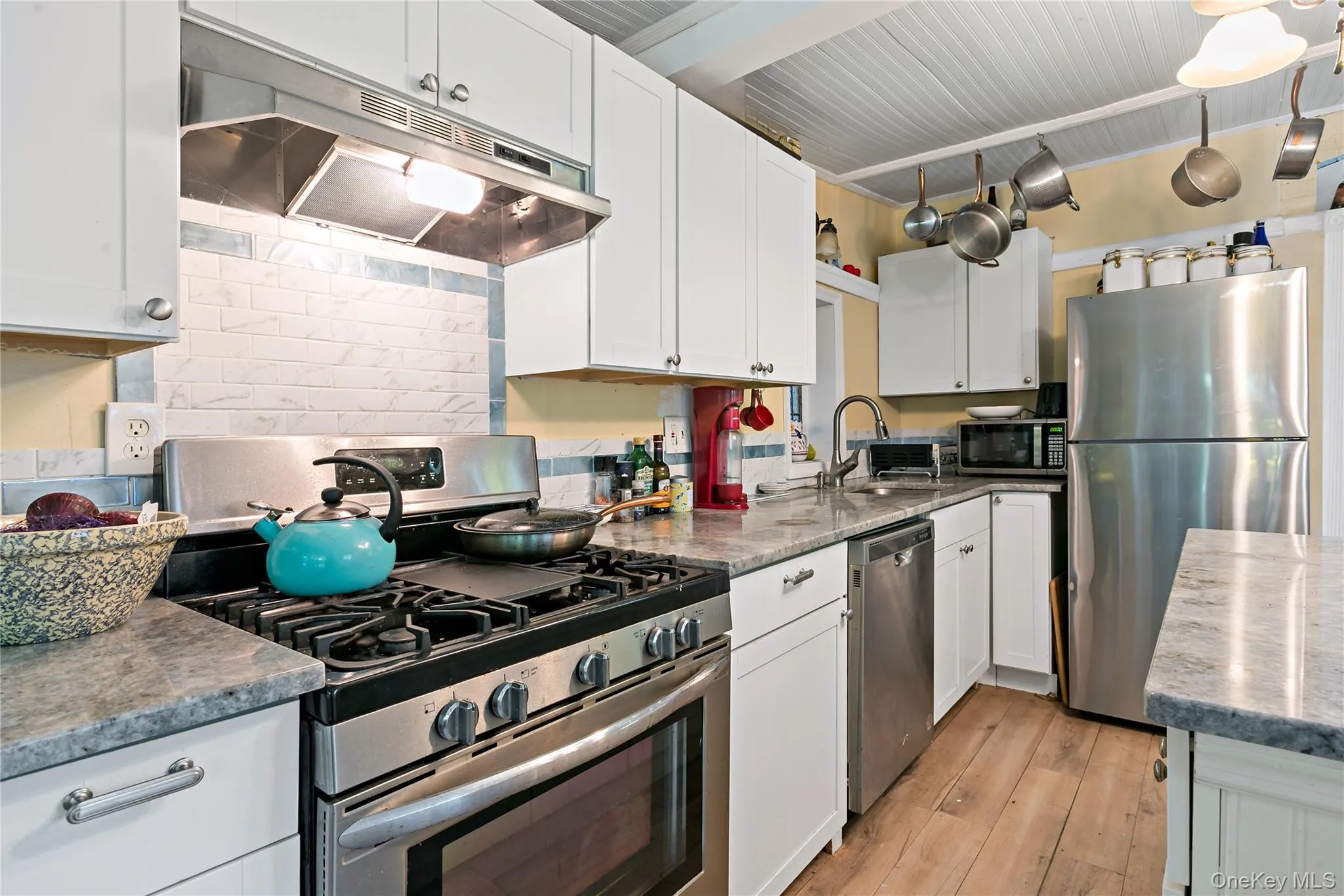 Kitchen showing stainless steel appliances Kitchen showing stainless steel appliances