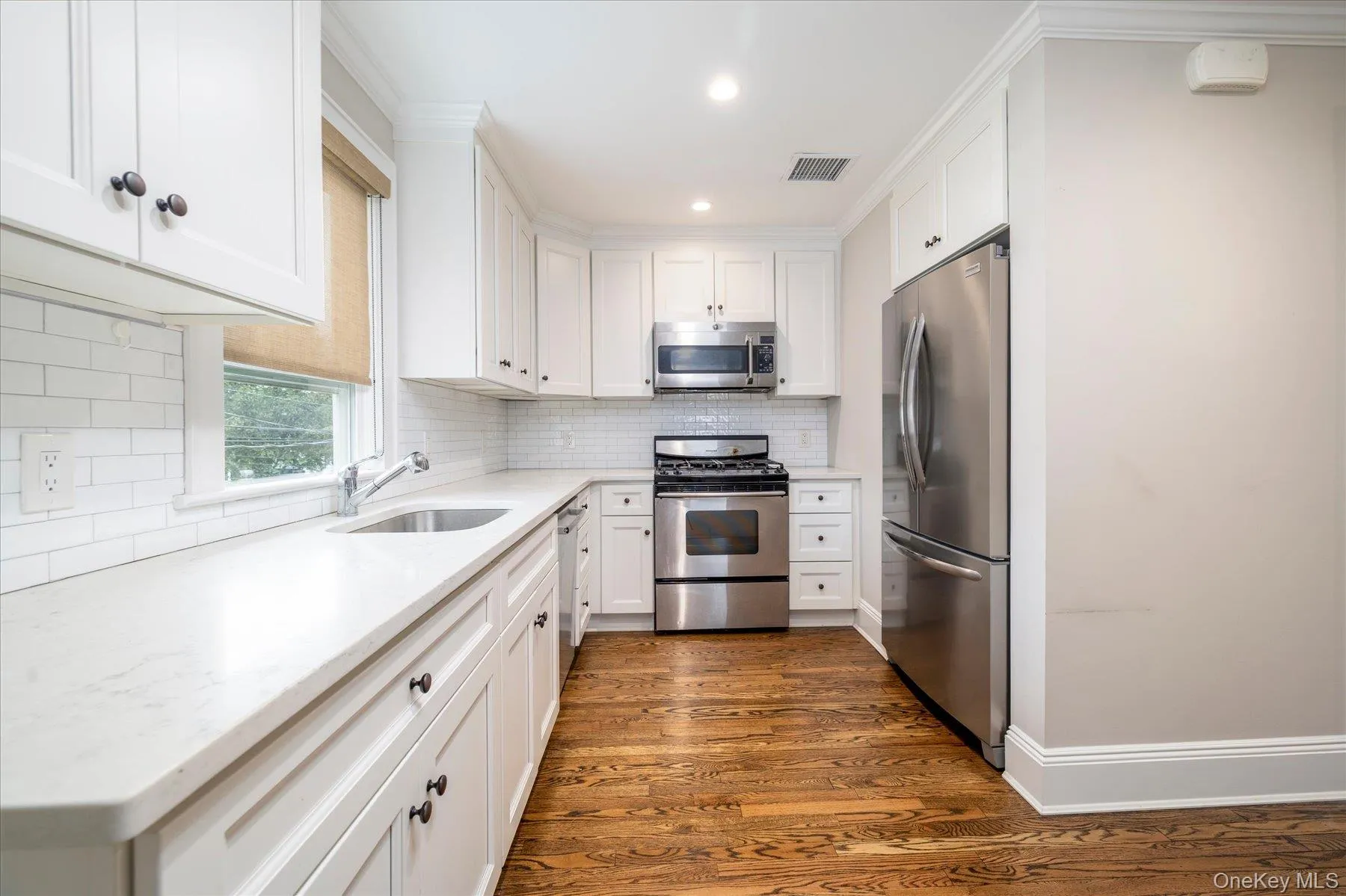 Stainless Steel appliances and marble countertops Stainless Steel appliances and marble countertops