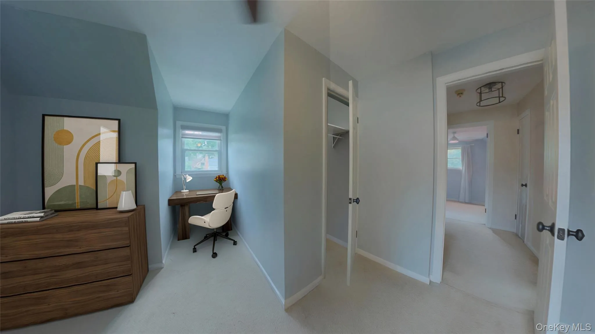Fourth Bedroom with reading nook and walk-in closet. Fourth Bedroom with reading nook and walk-in closet.