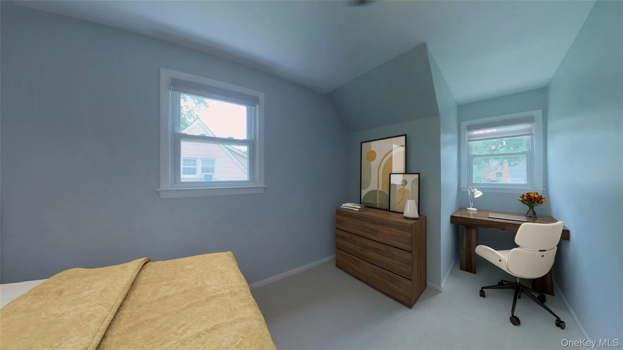 Fourth Bedroom with reading nook and walk-in closet. Fourth Bedroom with reading nook and walk-in closet.