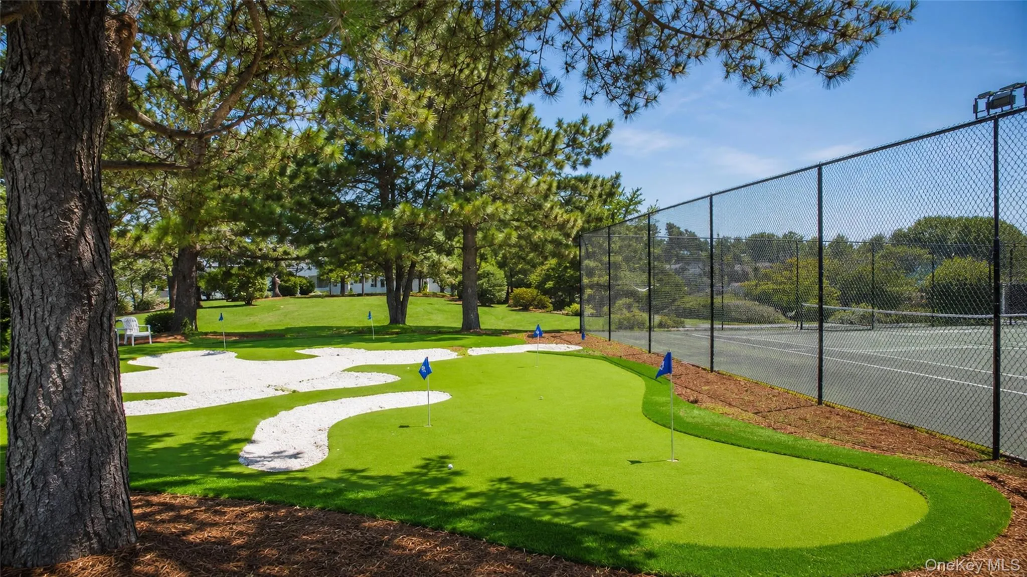 Community putting green offers a relaxing outdoor space to practice your short game amid mature landscaping. Community putting green offers a relaxing outdoor space to practice your short game amid mature landscaping.