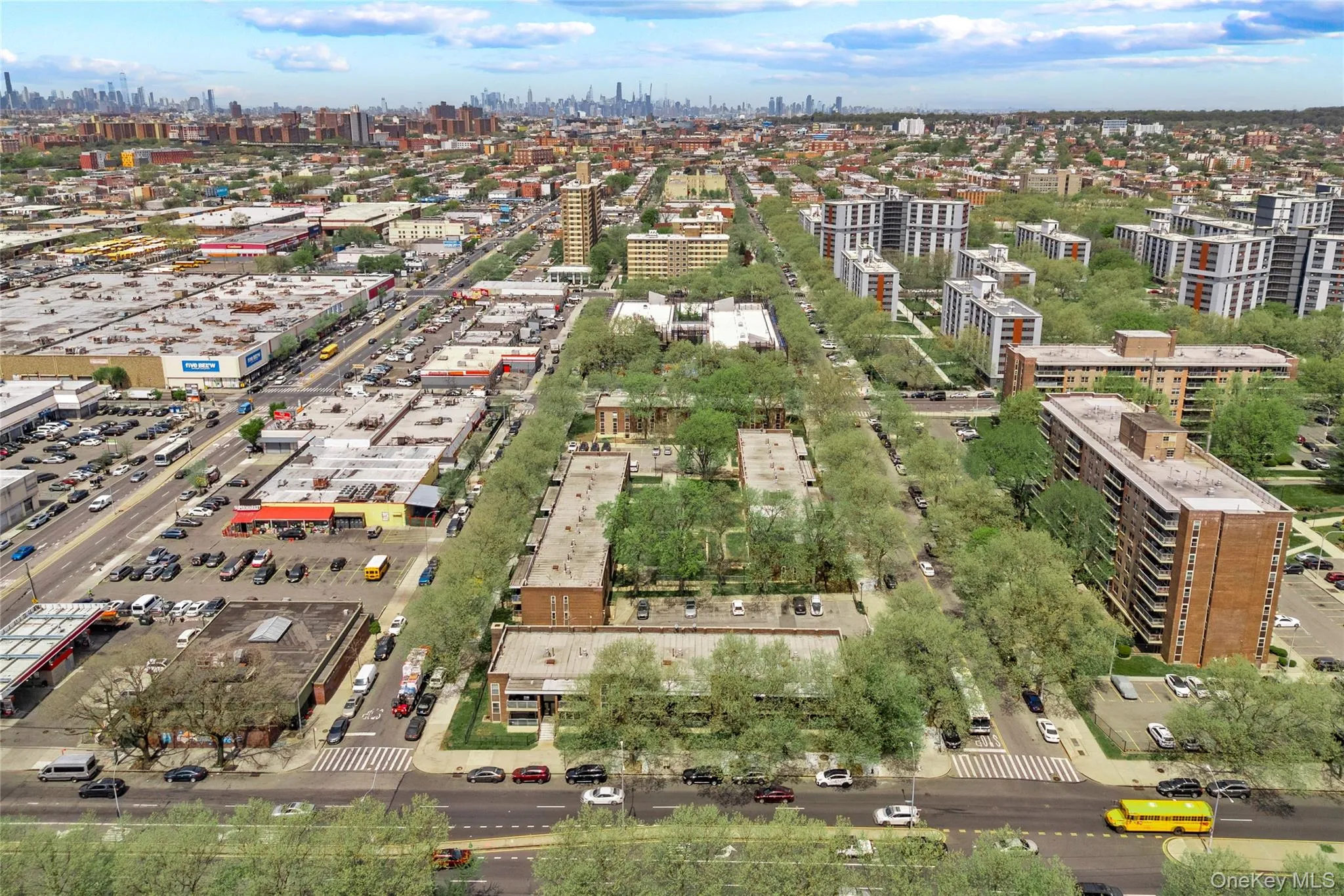 Aerial perspective showcasing urban and suburban development Aerial perspective showcasing urban and suburban development