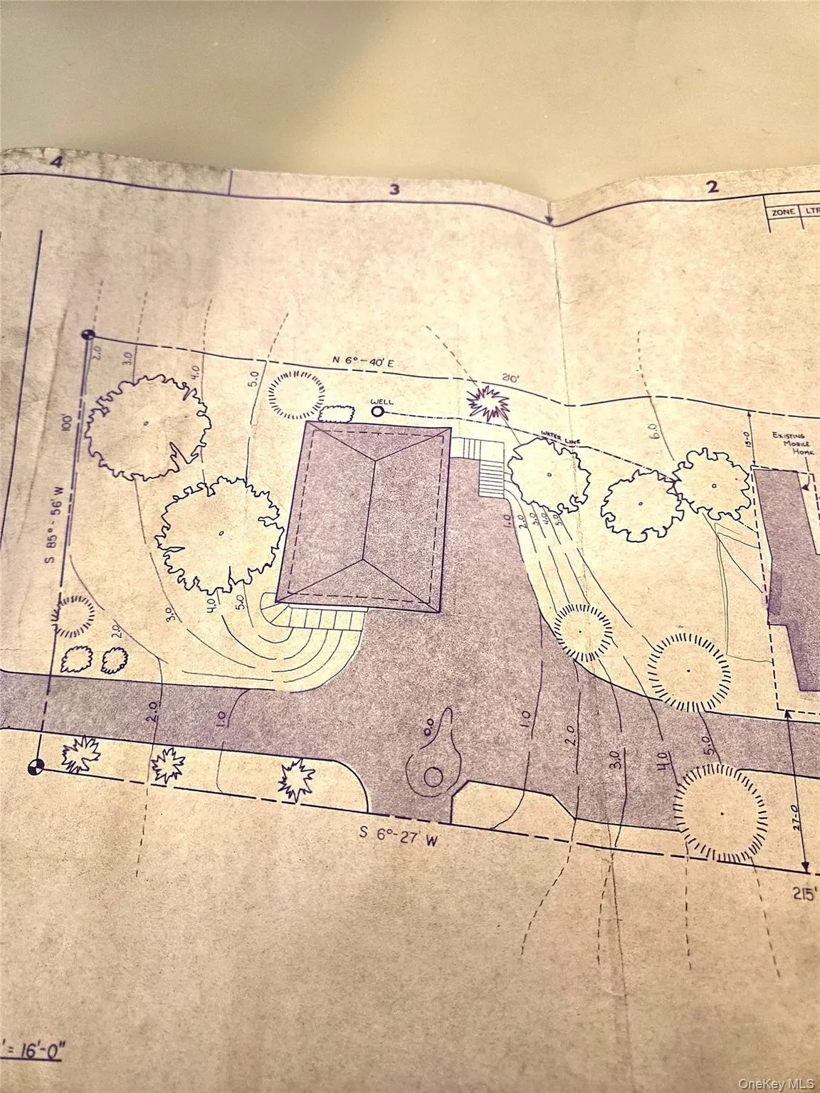 Map of house on property Map of house on property