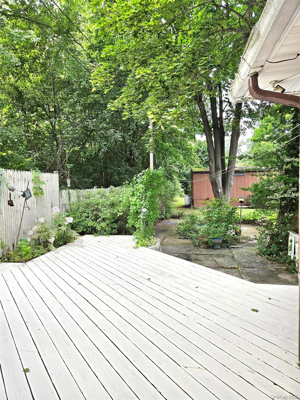 off sliding door in dinette area. cedar decking 6 yrs old off sliding door in dinette area. cedar decking 6 yrs old