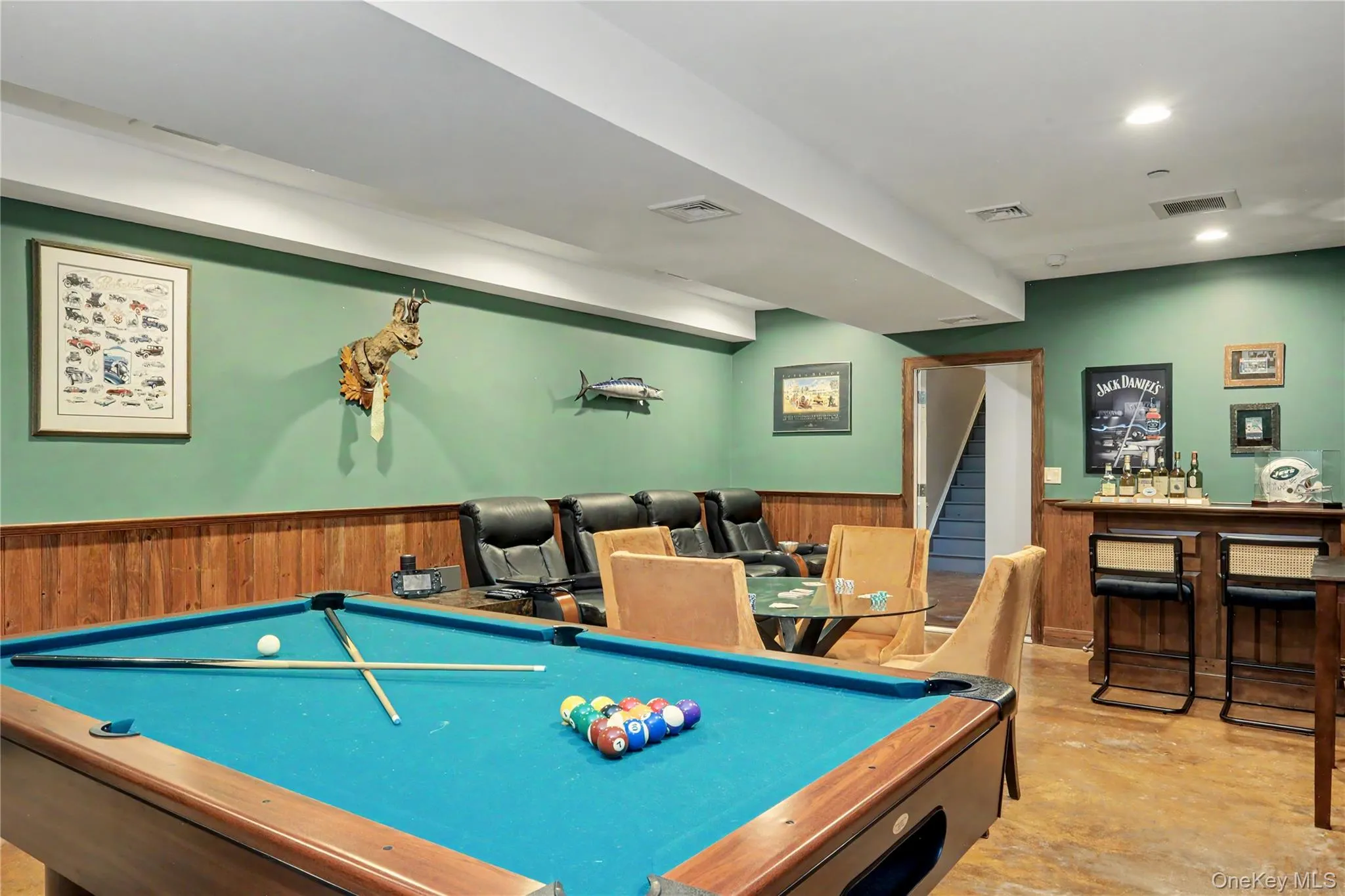 Media Room / Cigar Room in Lower Level Media Room / Cigar Room in Lower Level