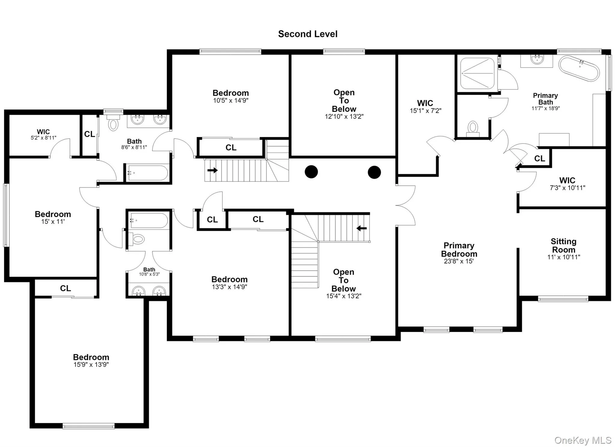 Second Level Floor Plan Second Level Floor Plan