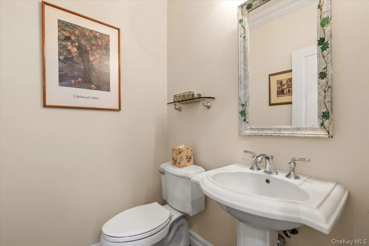 Convenient main-level powder room Convenient main-level powder room