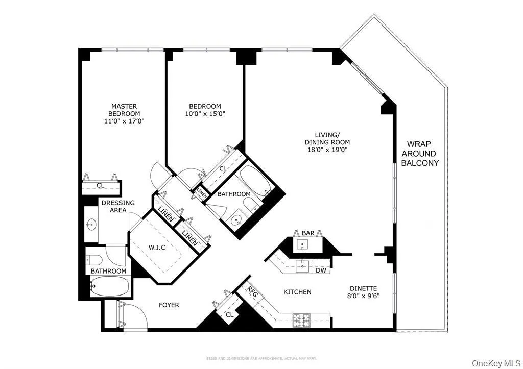 Spacious layout Spacious layout