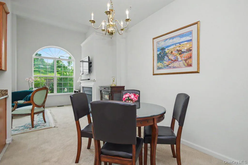 Dining area off kitchen and living room Dining area off kitchen and living room