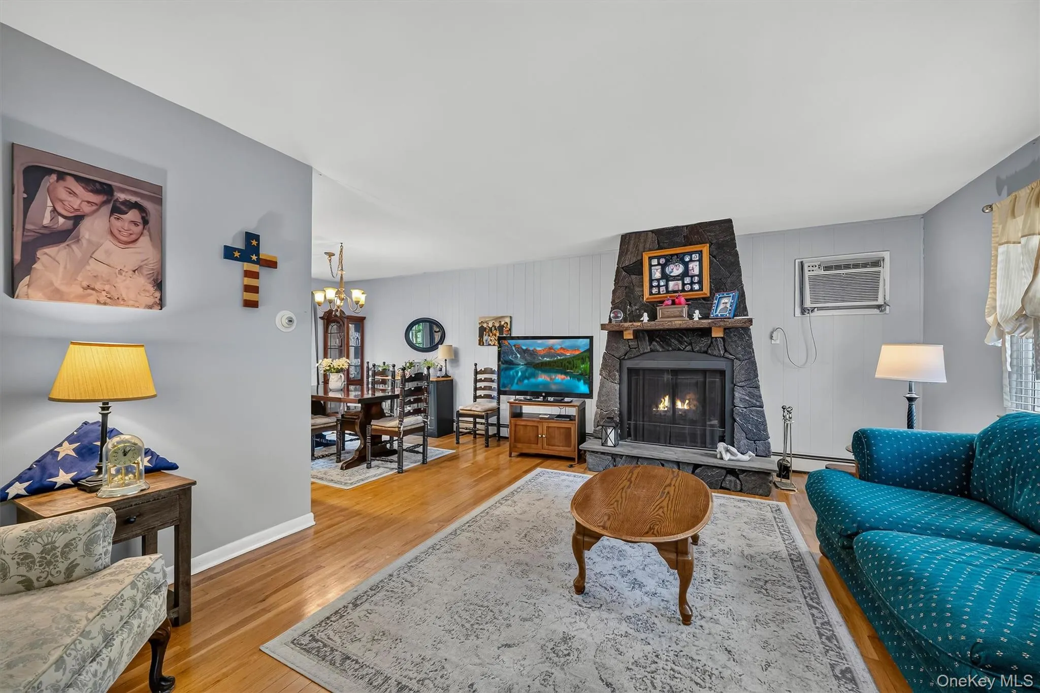 Nice Large Living Rm with a Fireplace, Flows into Dining Rm Nice Large Living Rm with a Fireplace, Flows into Dining Rm
