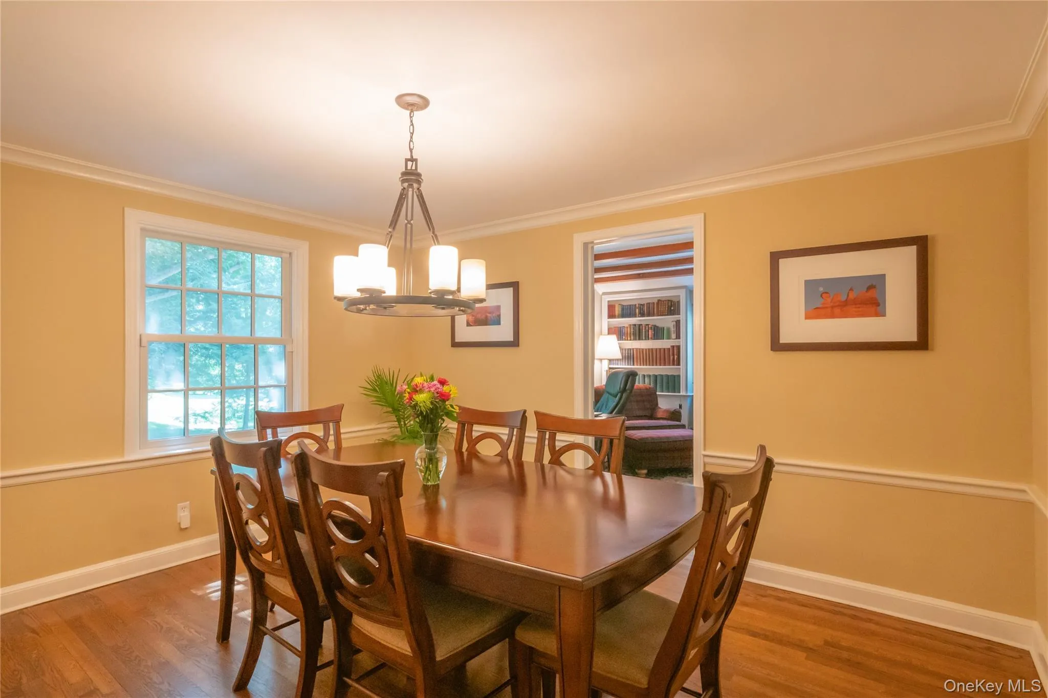 Dining Room with View to Den/Office Dining Room with View to Den/Office