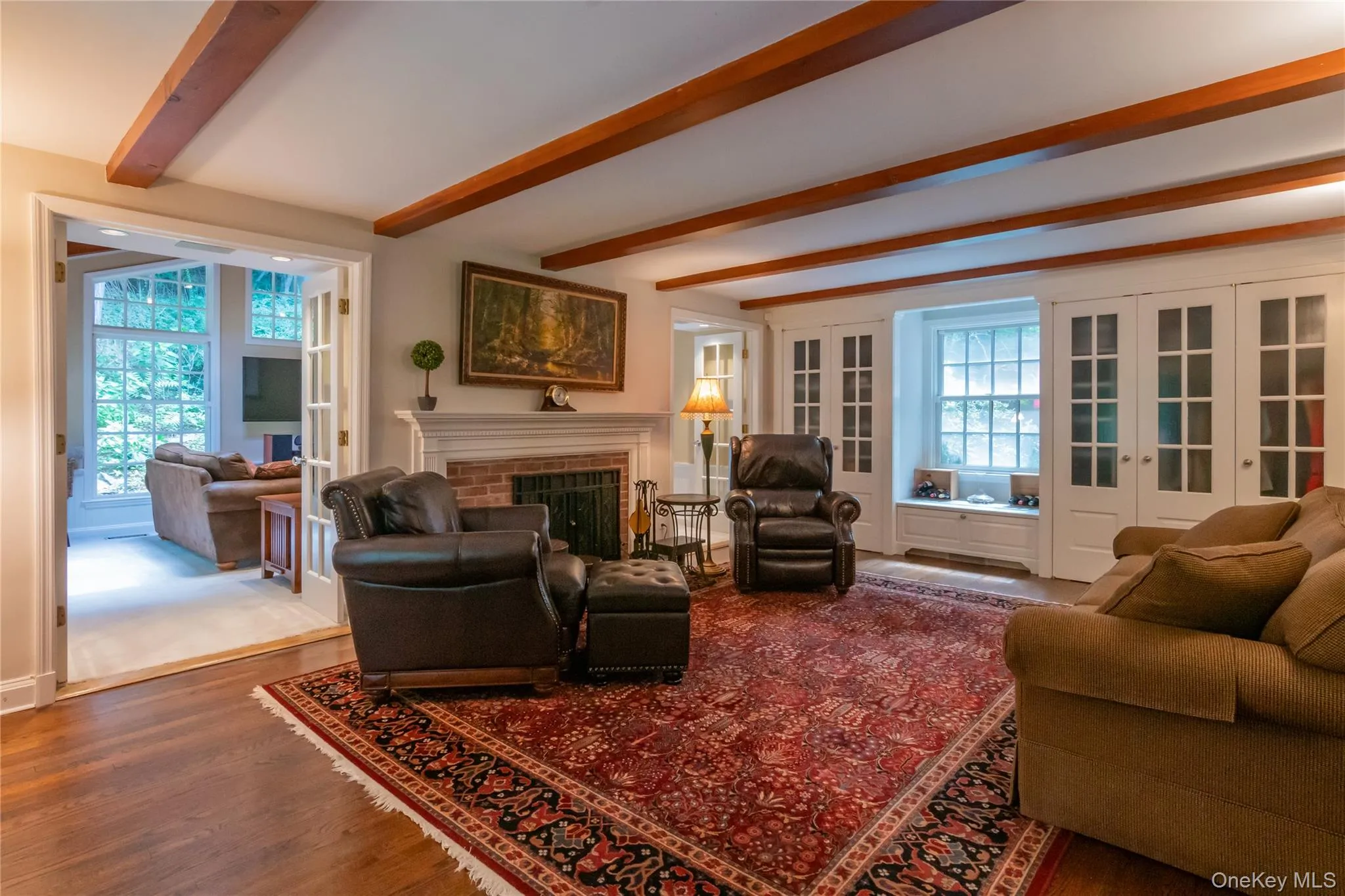 Living Room with Custom Built-Ins and Window Seat Living Room with Custom Built-Ins and Window Seat