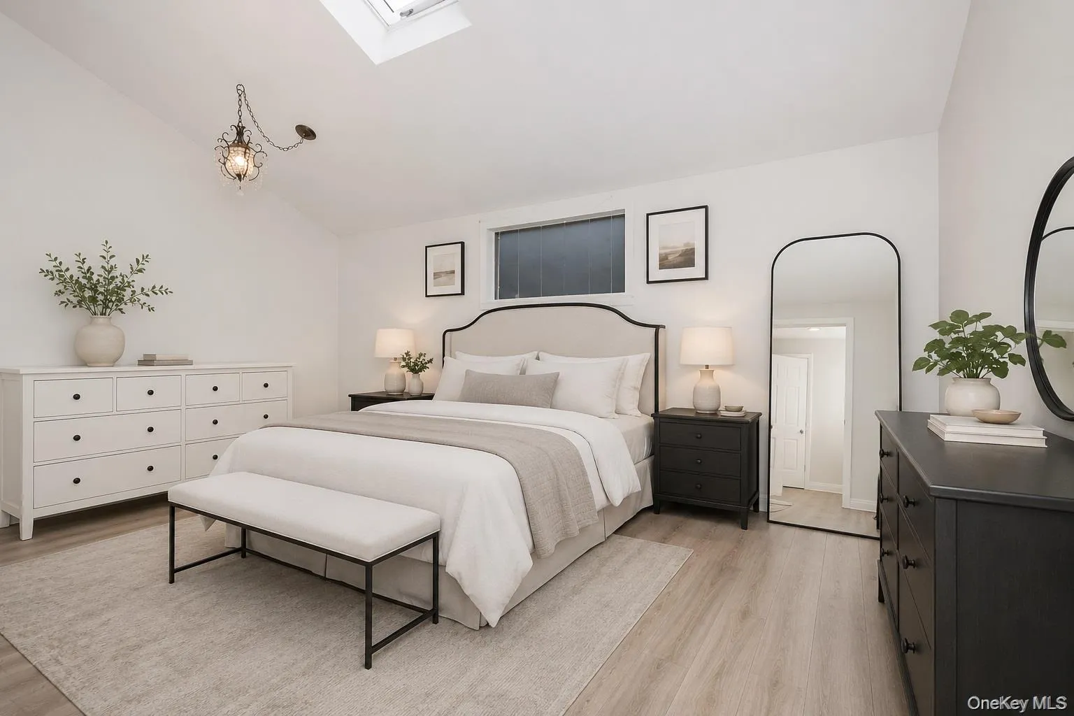 Virtually staged 2nd bedroom loft used as a 3rd bedroom. Virtually staged 2nd bedroom loft used as a 3rd bedroom.